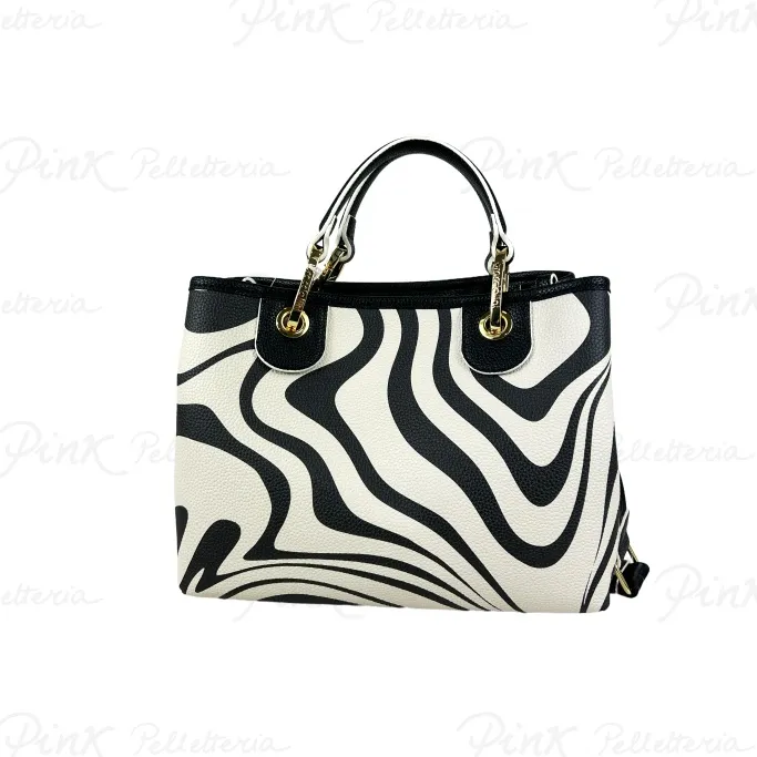 -BRACCIALINI Beth Print Borsa a Mano Piccola B17941-YY-3244-UNI st. Zebra Slime