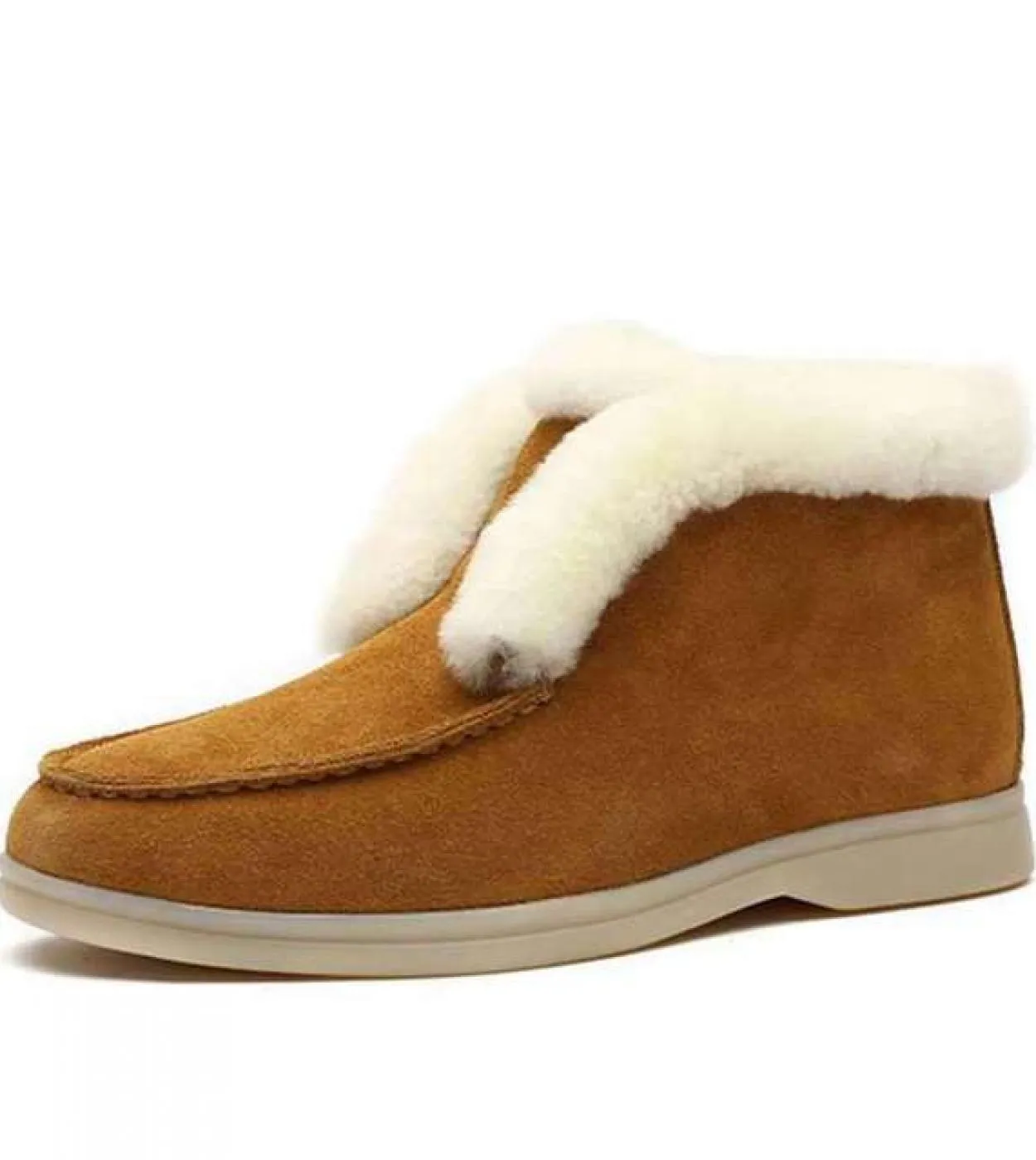 2022 scarpe autunno inverno per donna stivali da neve punta tonda nuova moda piattaforma femminile scarpe in cotone felpato Casu