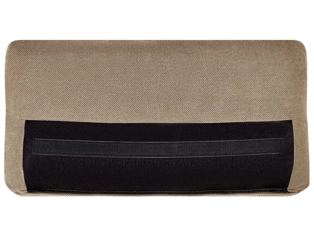 3 Seater Fabric Sofa Light Brown VESALA