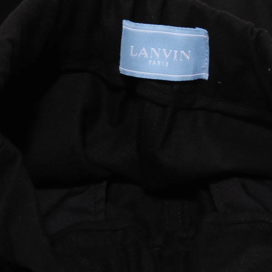 4812W pantalone tuta bimba LANVIN girl black sweatpant