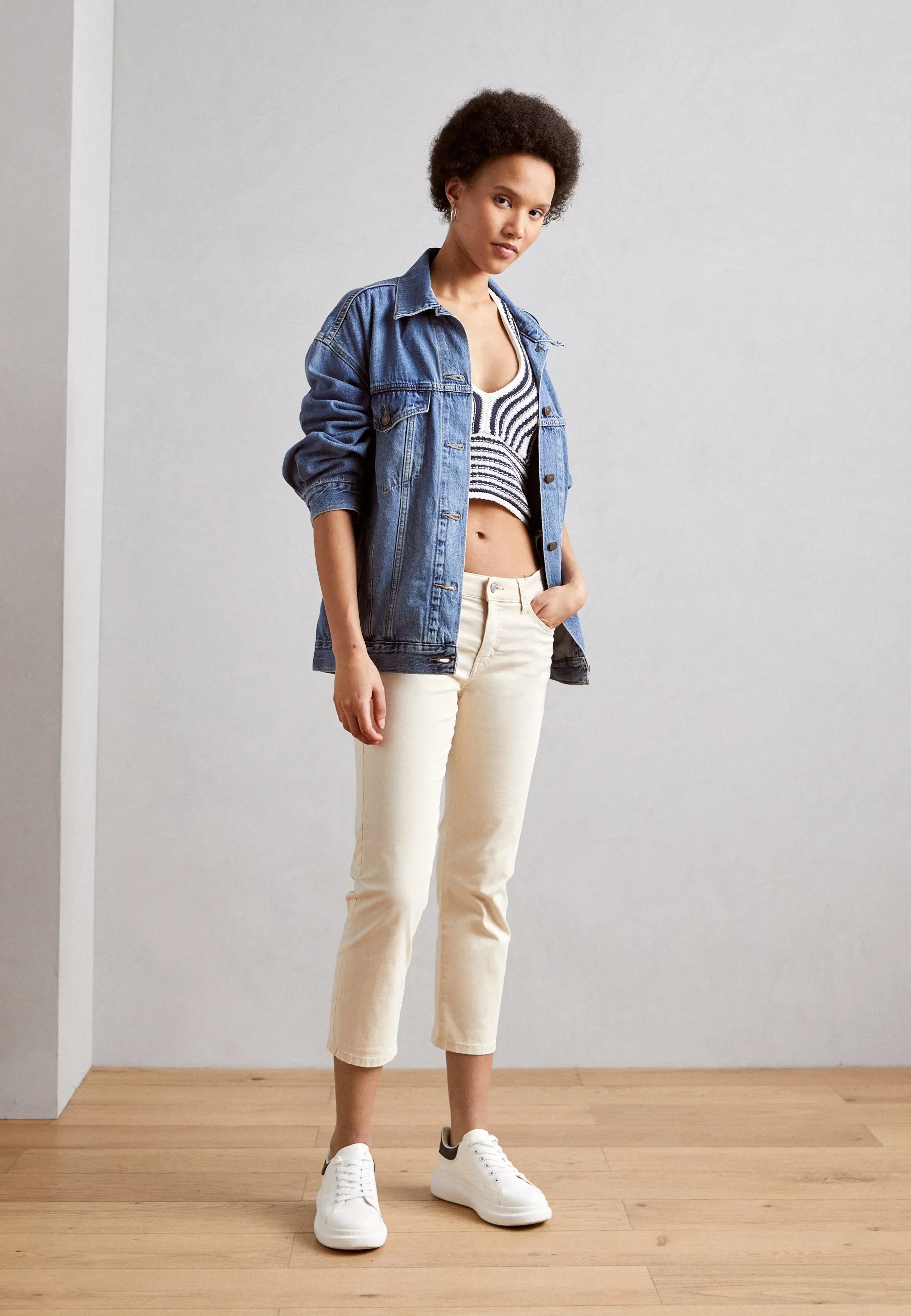 5 POCKET CAPRI - Pantaloni
