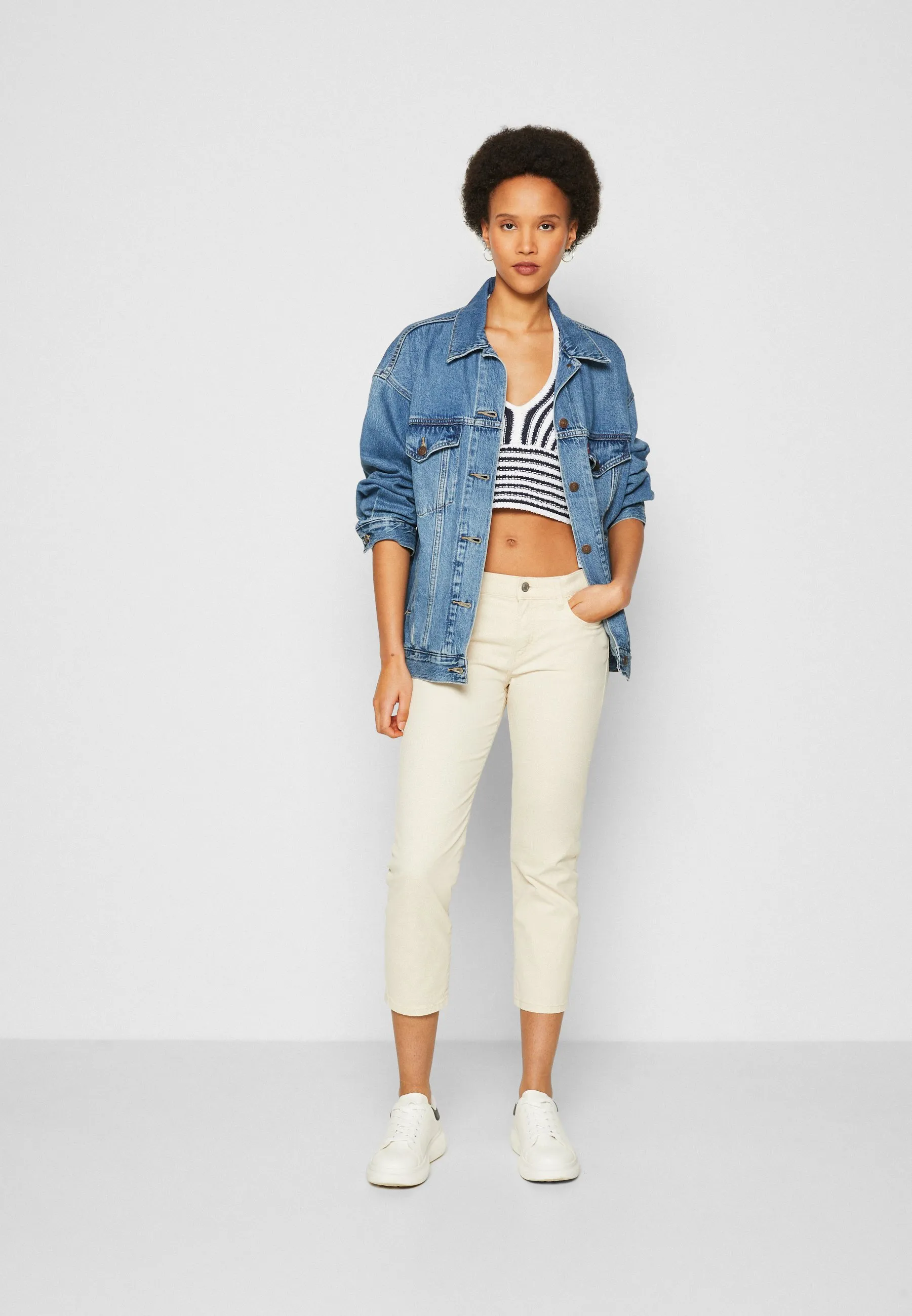 5 POCKET CAPRI - Pantaloni