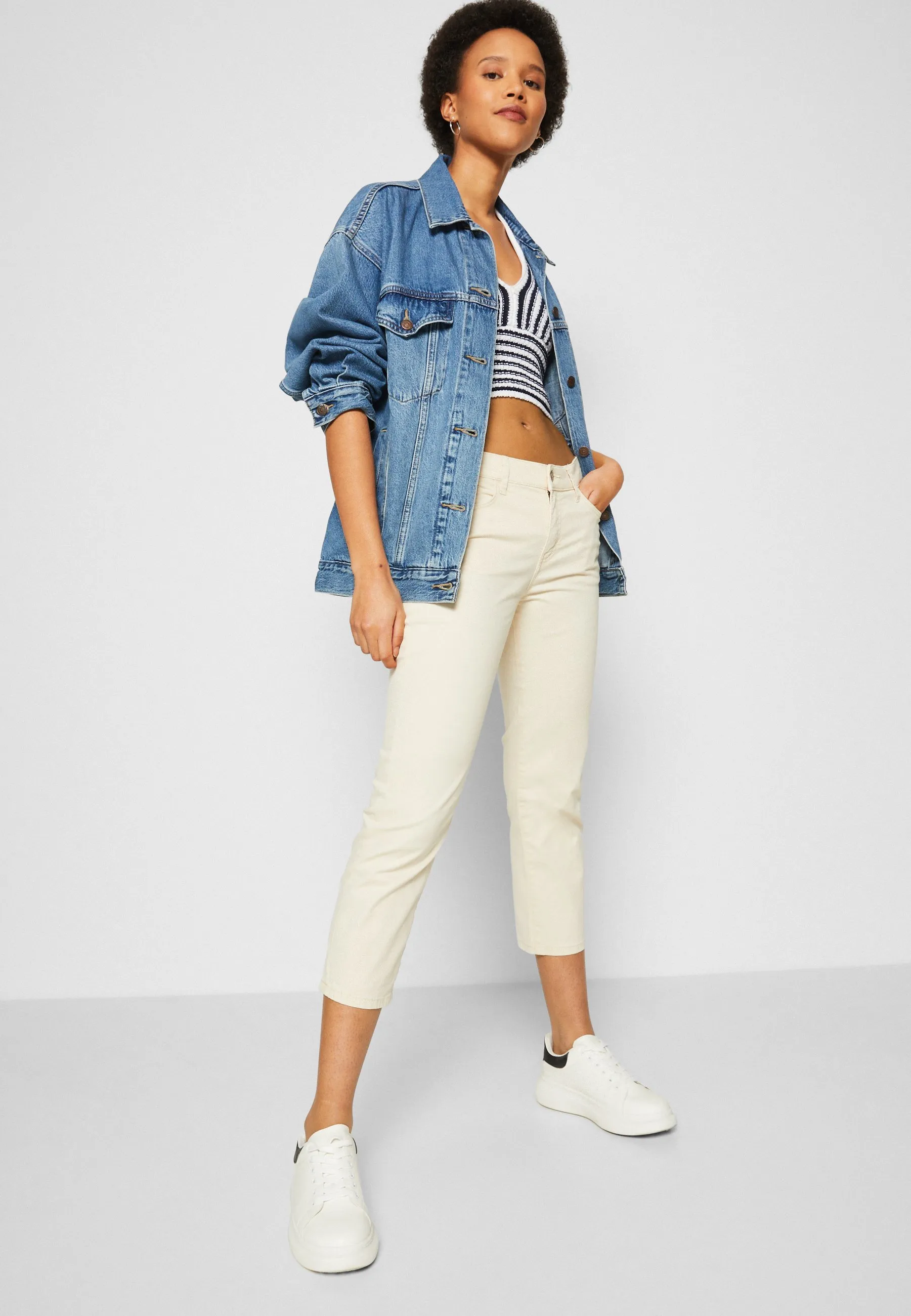 5 POCKET CAPRI - Pantaloni