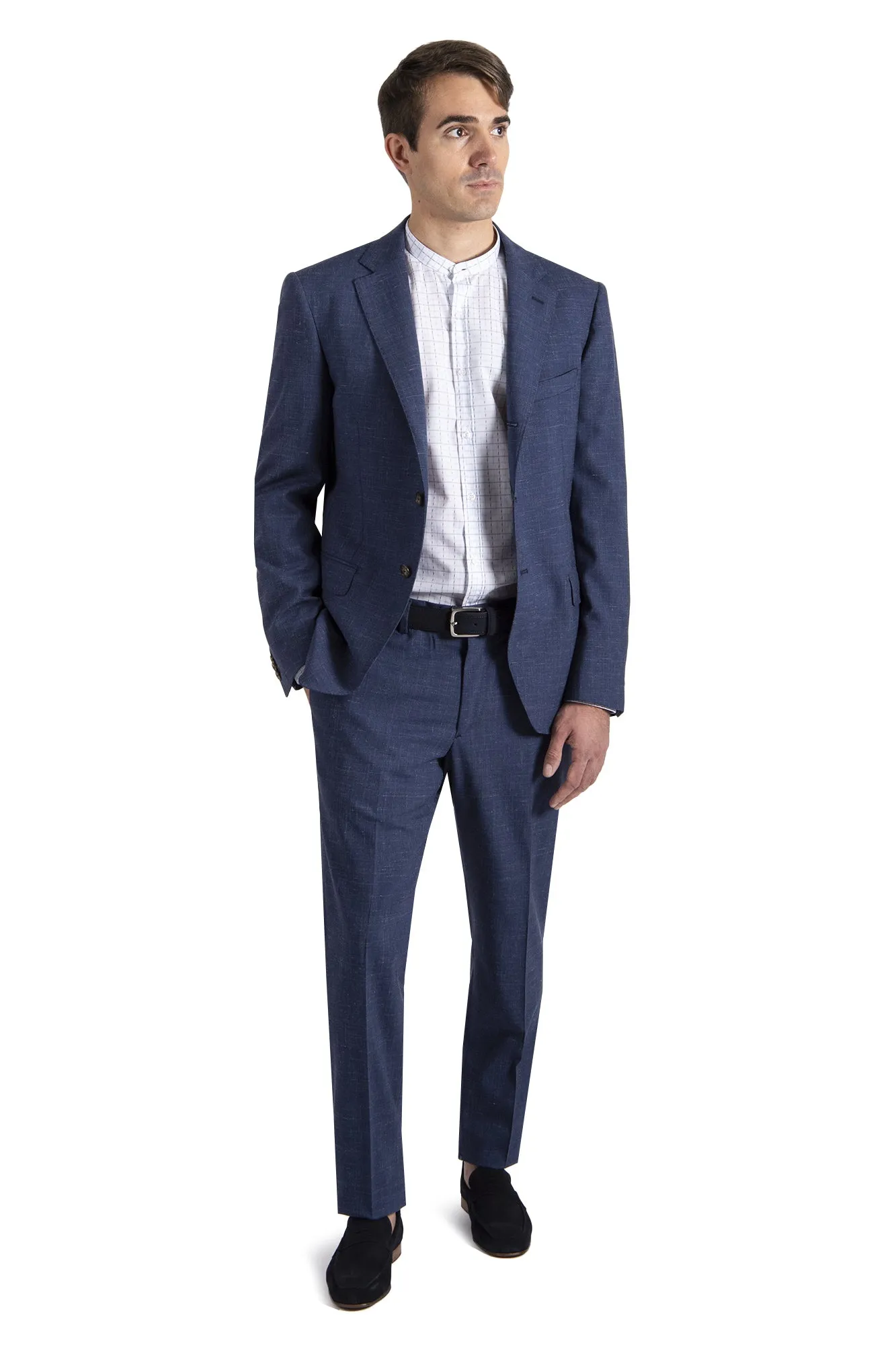 Abito in lana natural stretch drop 7