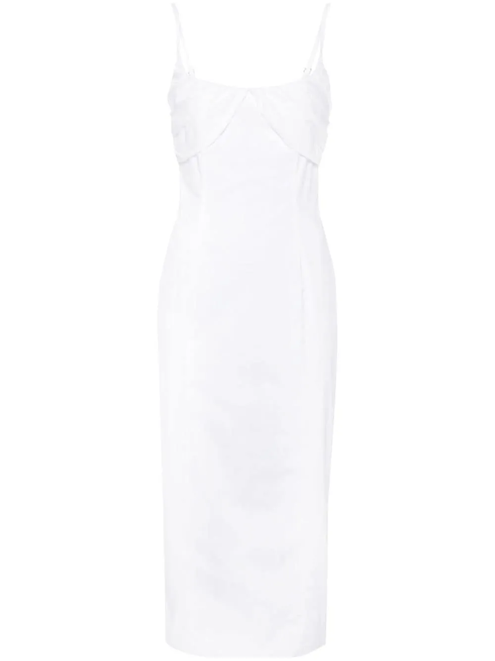 Abito midi in bianco - donna