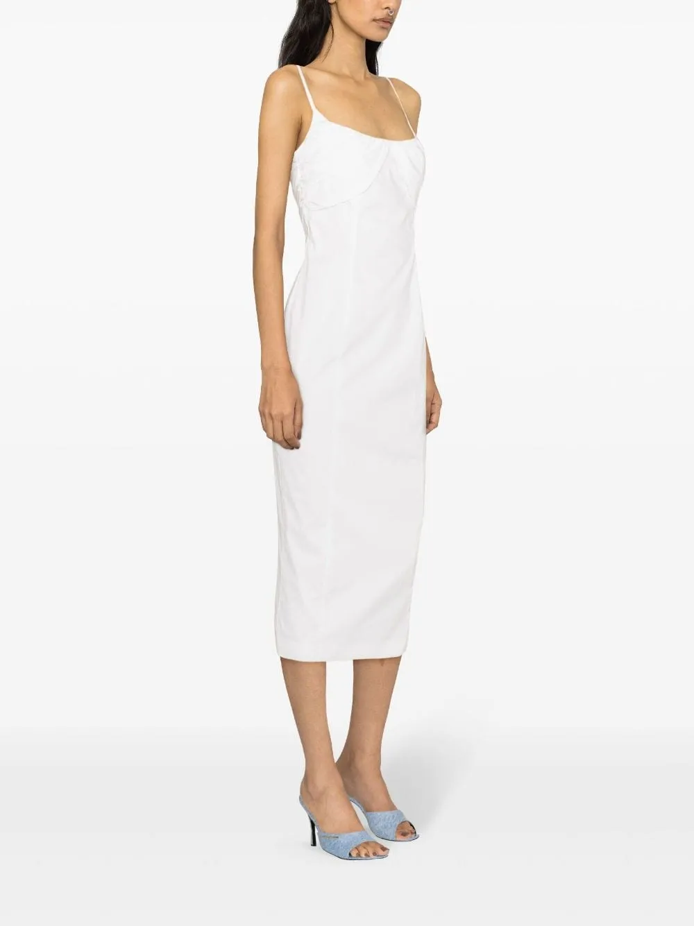 Abito midi in bianco - donna