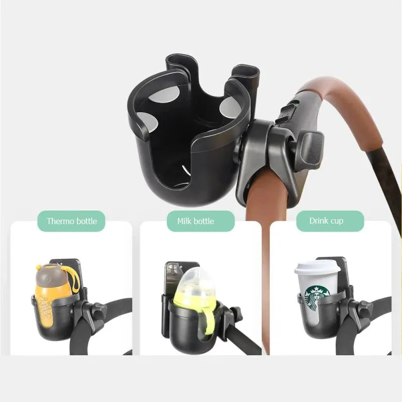 Accessori per passeggini portabicchieri per caffè triciclo universale carrozzina bottiglia d'acqua telefono cellulare e portabev