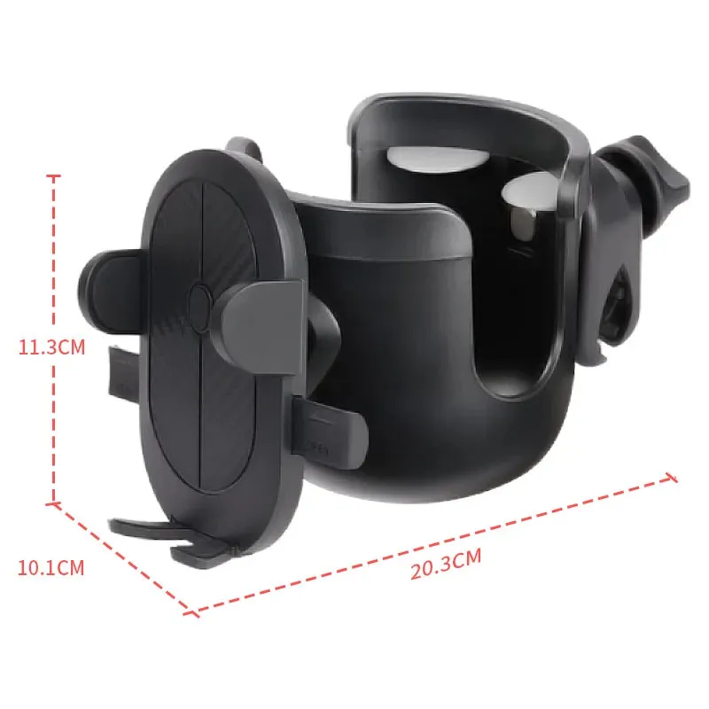 Accessori per passeggini portabicchieri per caffè triciclo universale carrozzina bottiglia d'acqua telefono cellulare e portabev