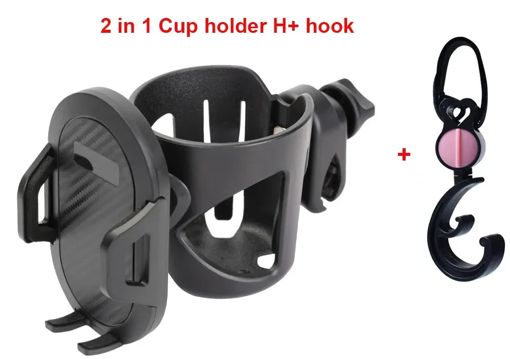 Accessori per passeggini portabicchieri per caffè triciclo universale carrozzina bottiglia d'acqua telefono cellulare e portabev