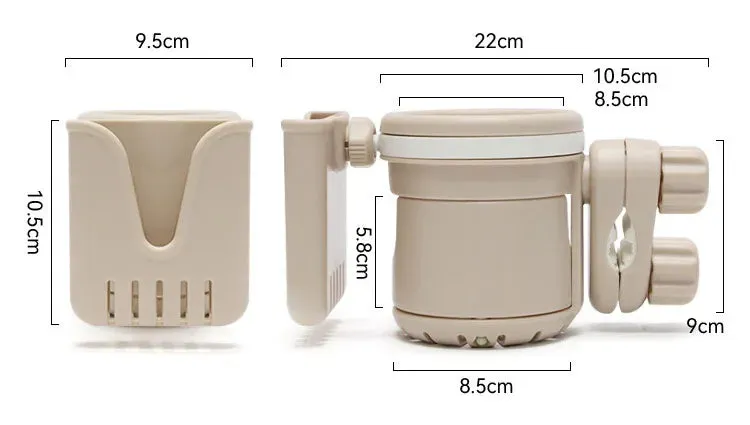 Accessori per passeggini portabicchieri per caffè triciclo universale carrozzina bottiglia d'acqua telefono cellulare e portabev