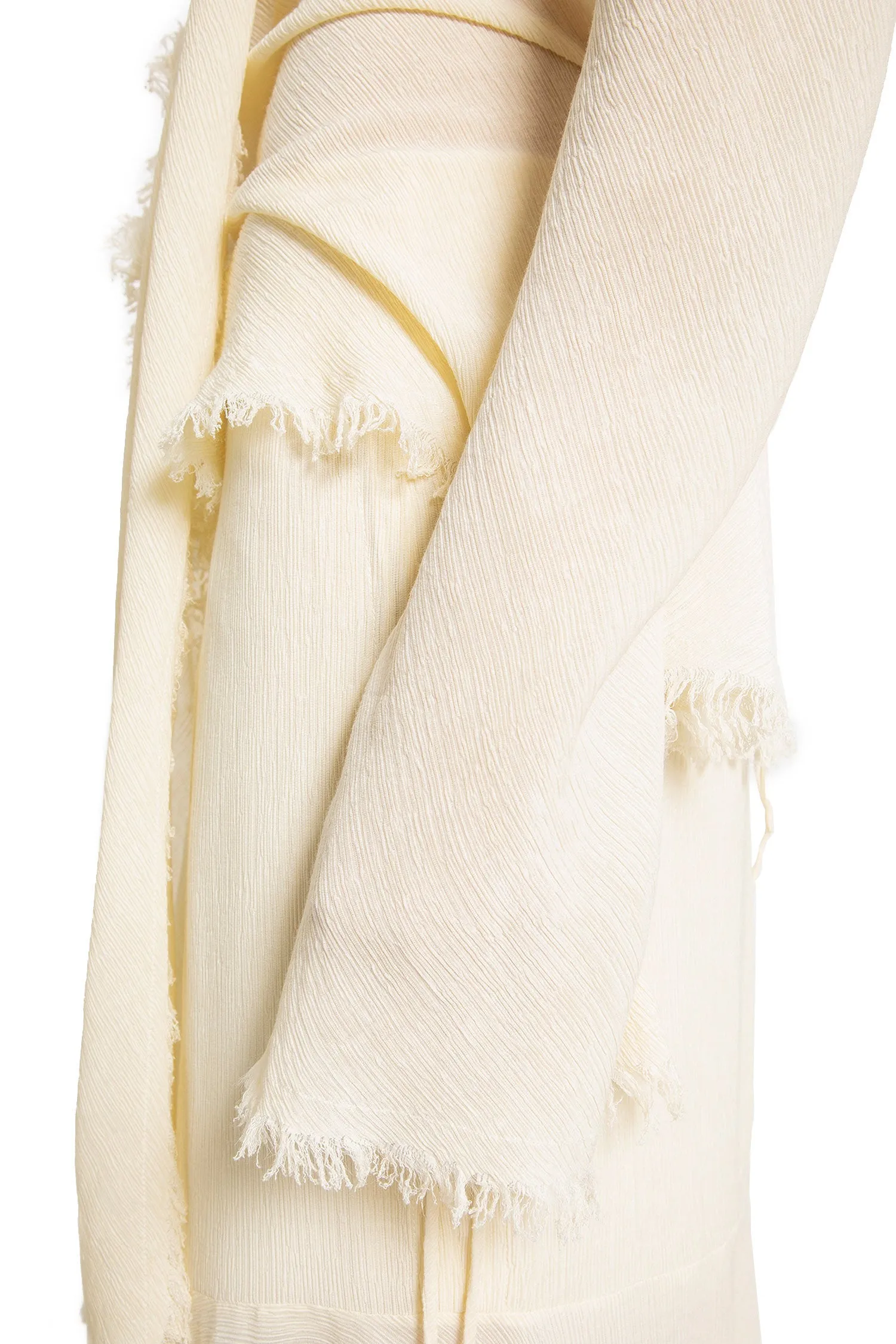 acne studios  crêpe scarf blouse 