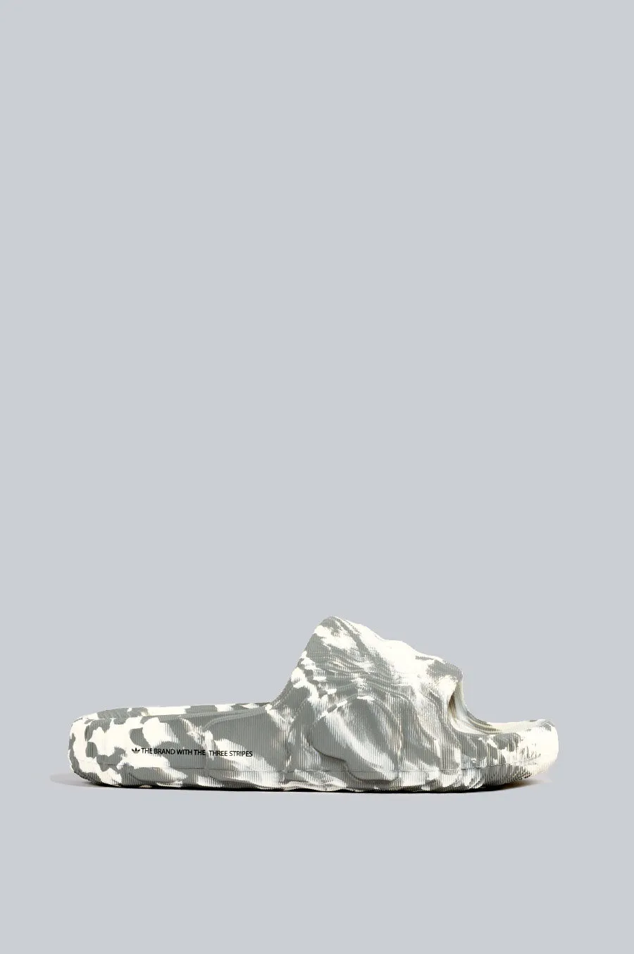 ADIDAS ADILETTE 22 WONDER WHITE THREE GREY CORE BLACK