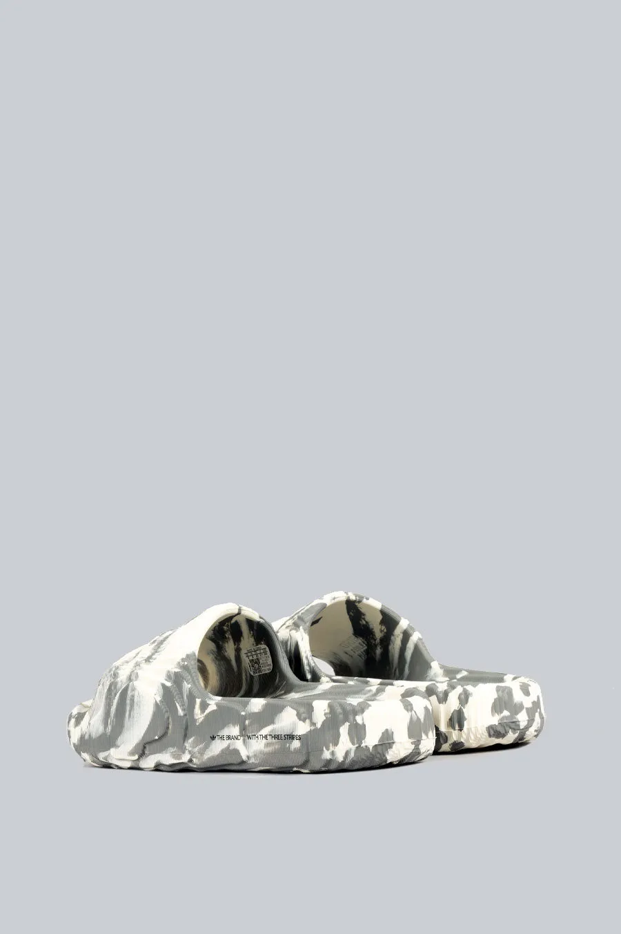ADIDAS ADILETTE 22 WONDER WHITE THREE GREY CORE BLACK