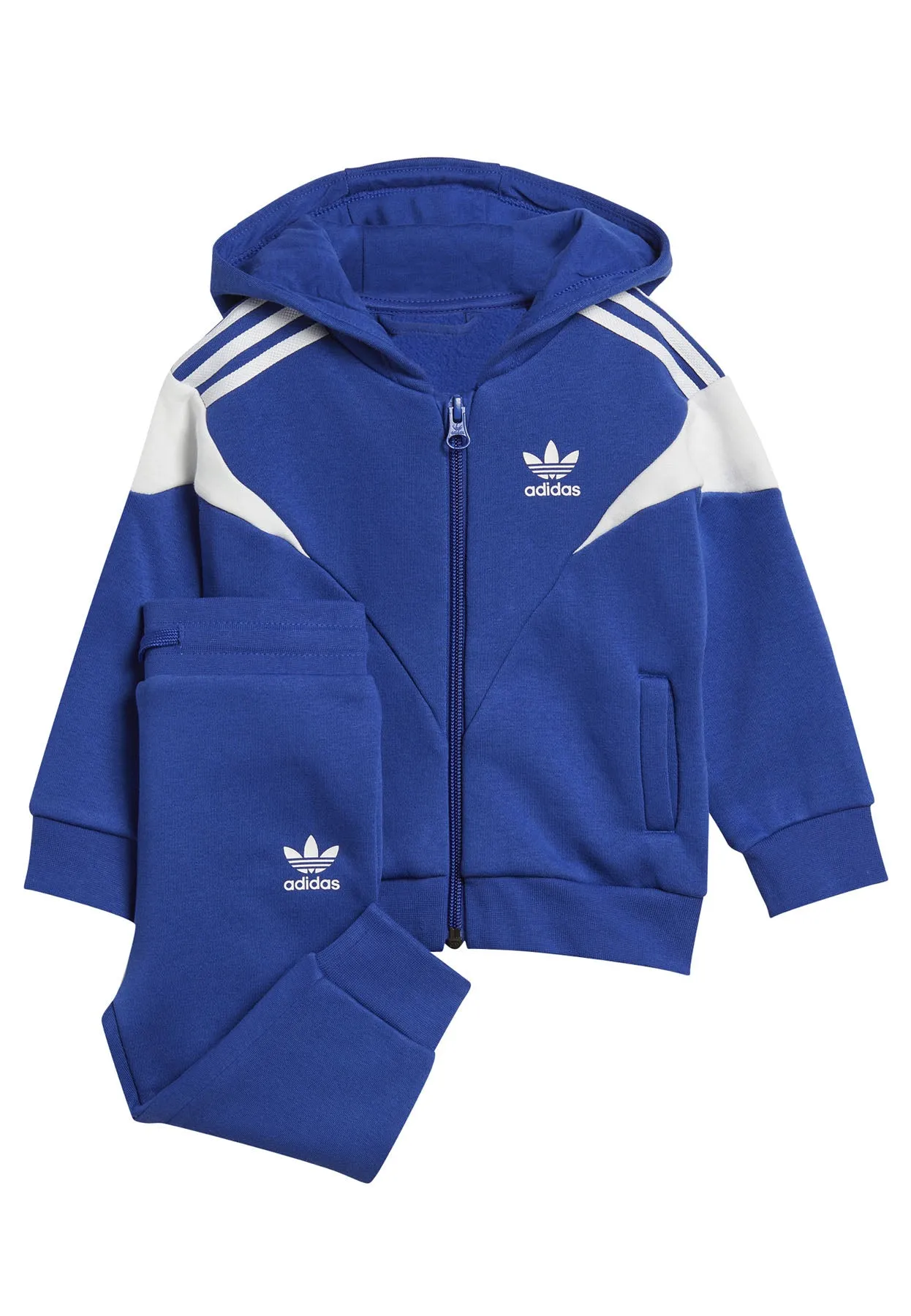 Adidas tuta blu neonato in cotone