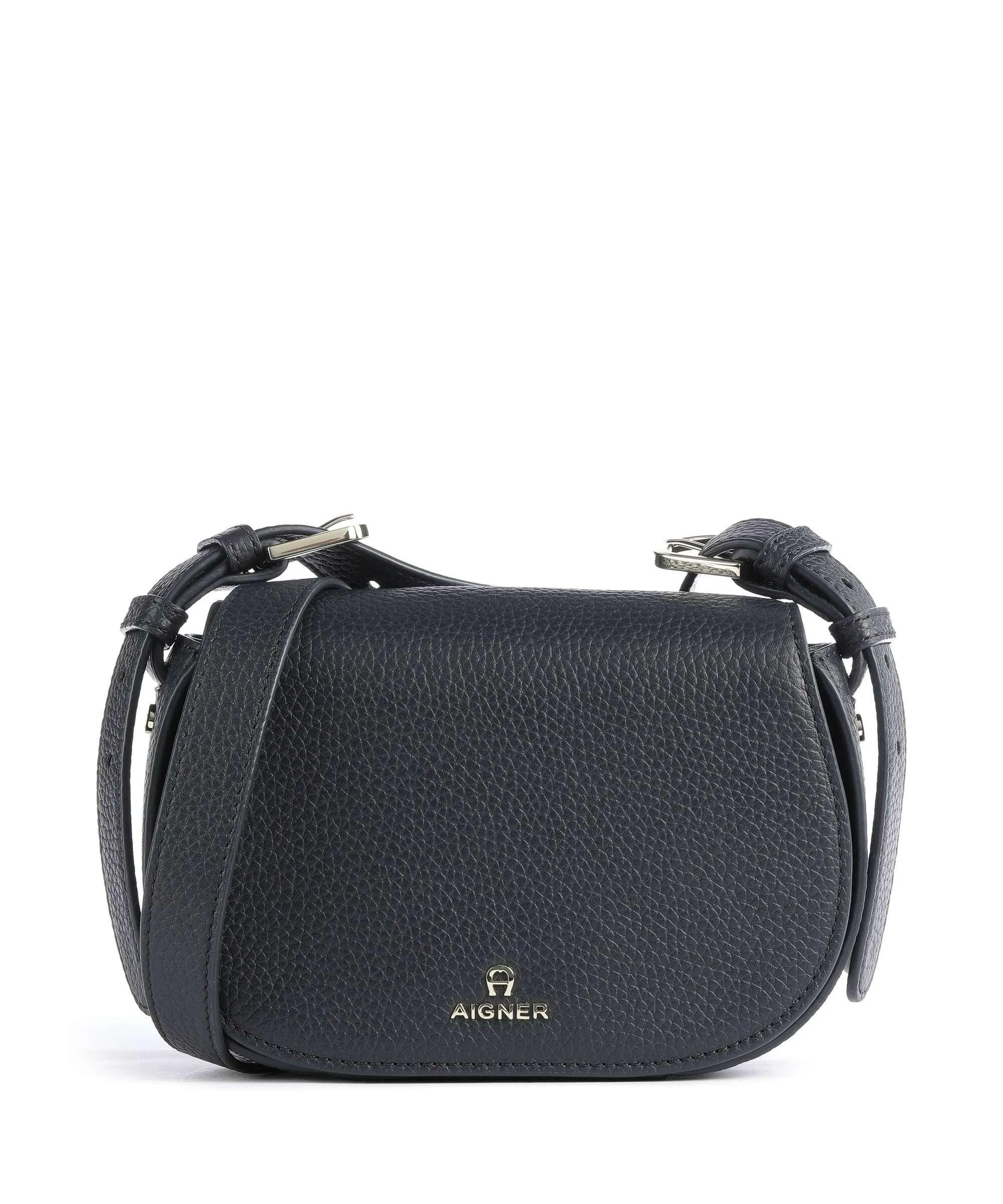  Aigner Ivy S Borsa a tracolla pelle di vacchetta grana navy  