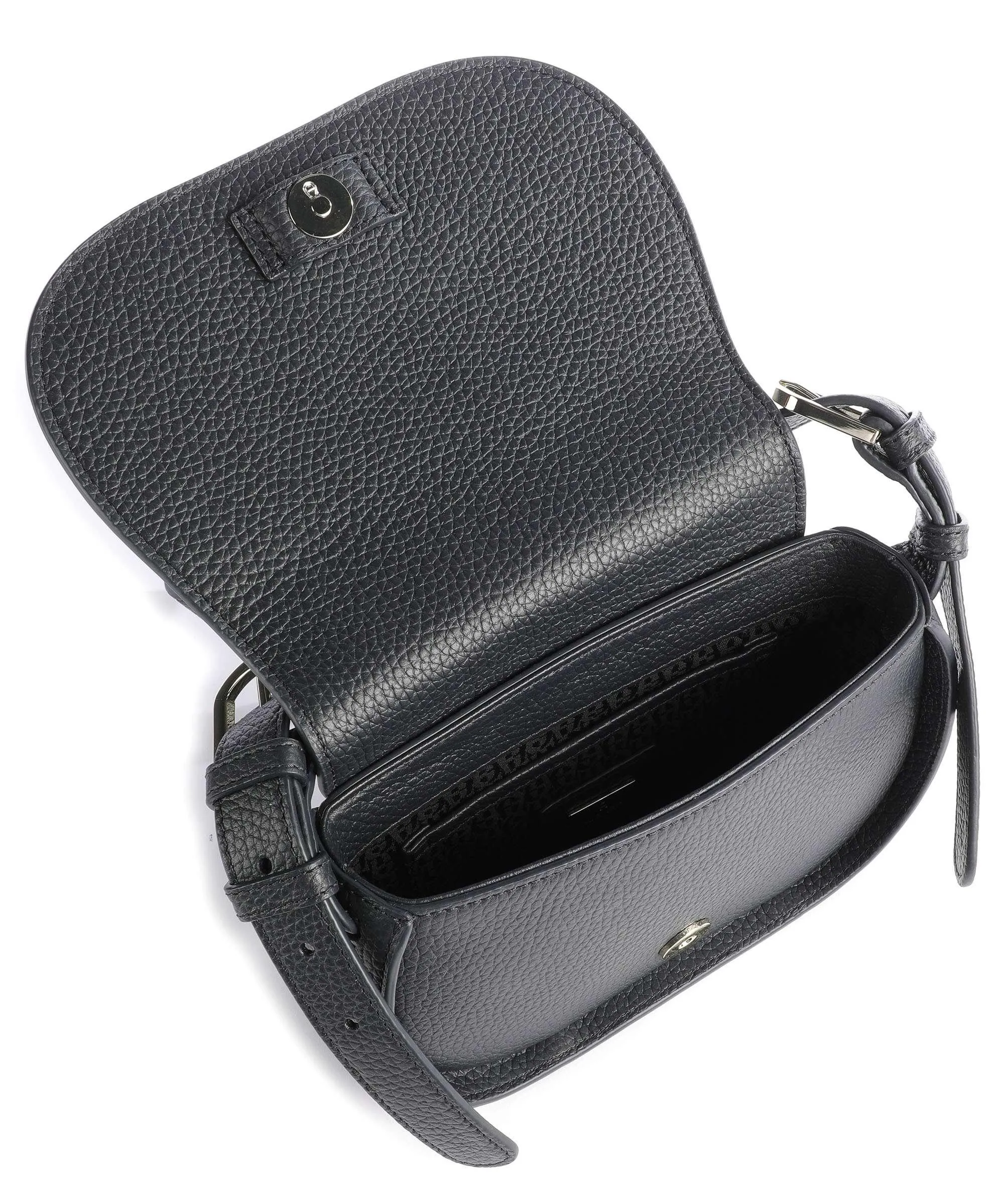  Aigner Ivy S Borsa a tracolla pelle di vacchetta grana navy  