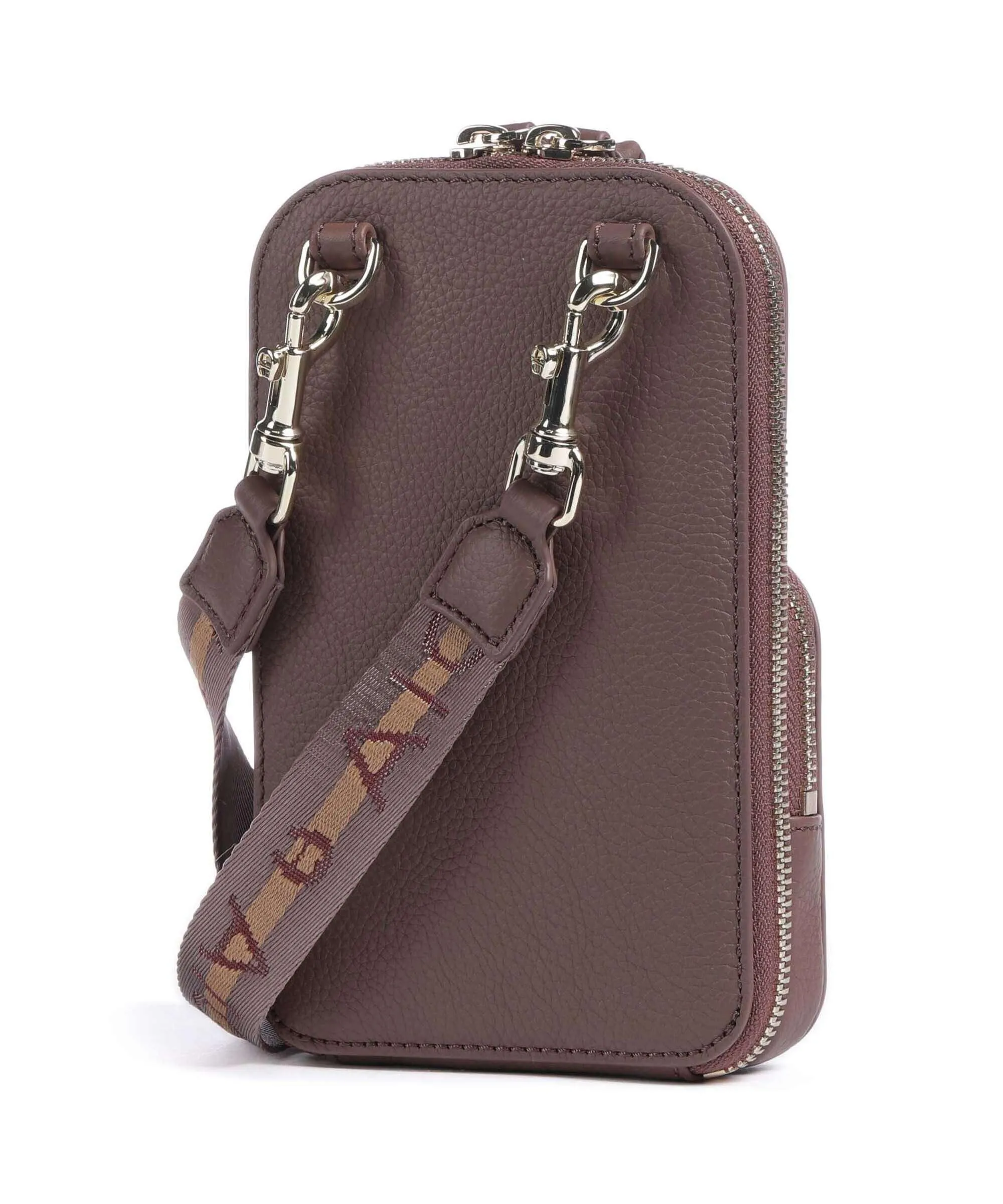  Aigner Zita Borsetta porta cellulare pelle di vacchetta grana marrone  