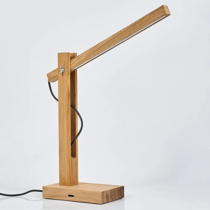 Anga Lampada da tavolo LED Cromo, Écru, 1-Luce