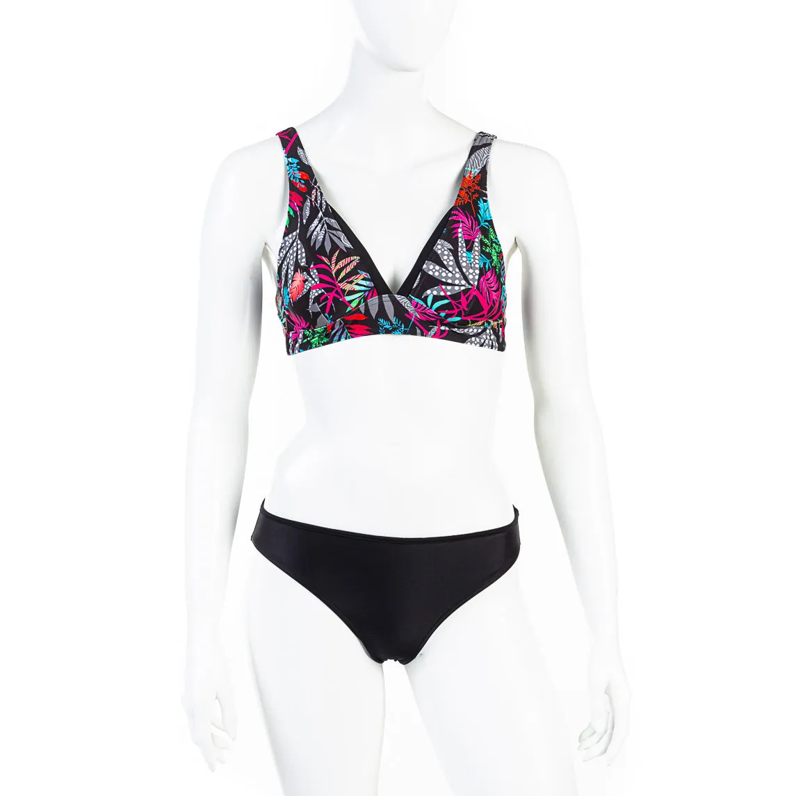 Aquarapid 2-piece women's pool or sea swimsuit AMAY/C black 