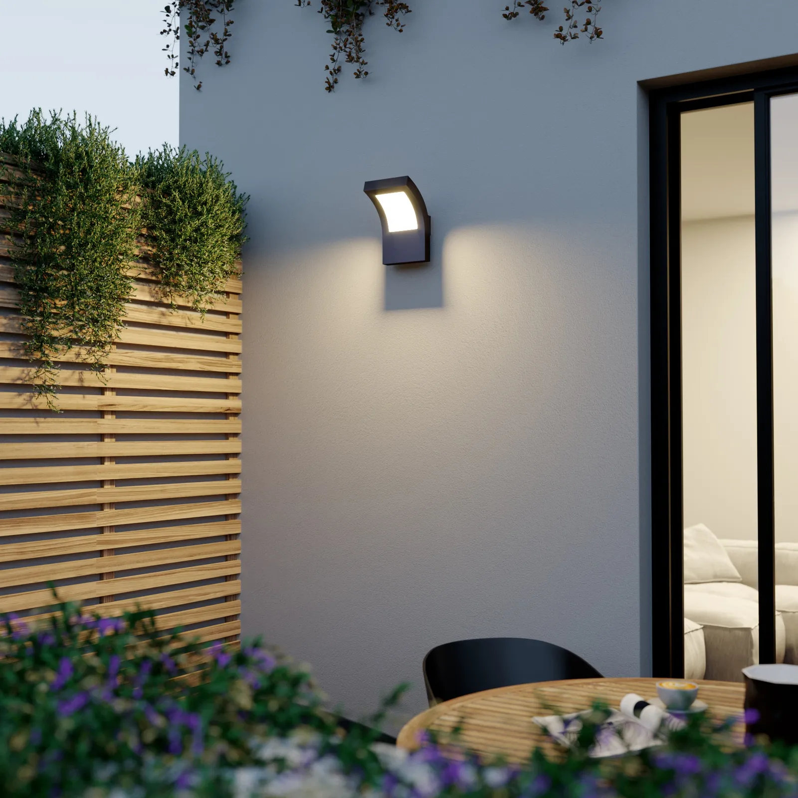 Arcchio Advik applique da esterni LED