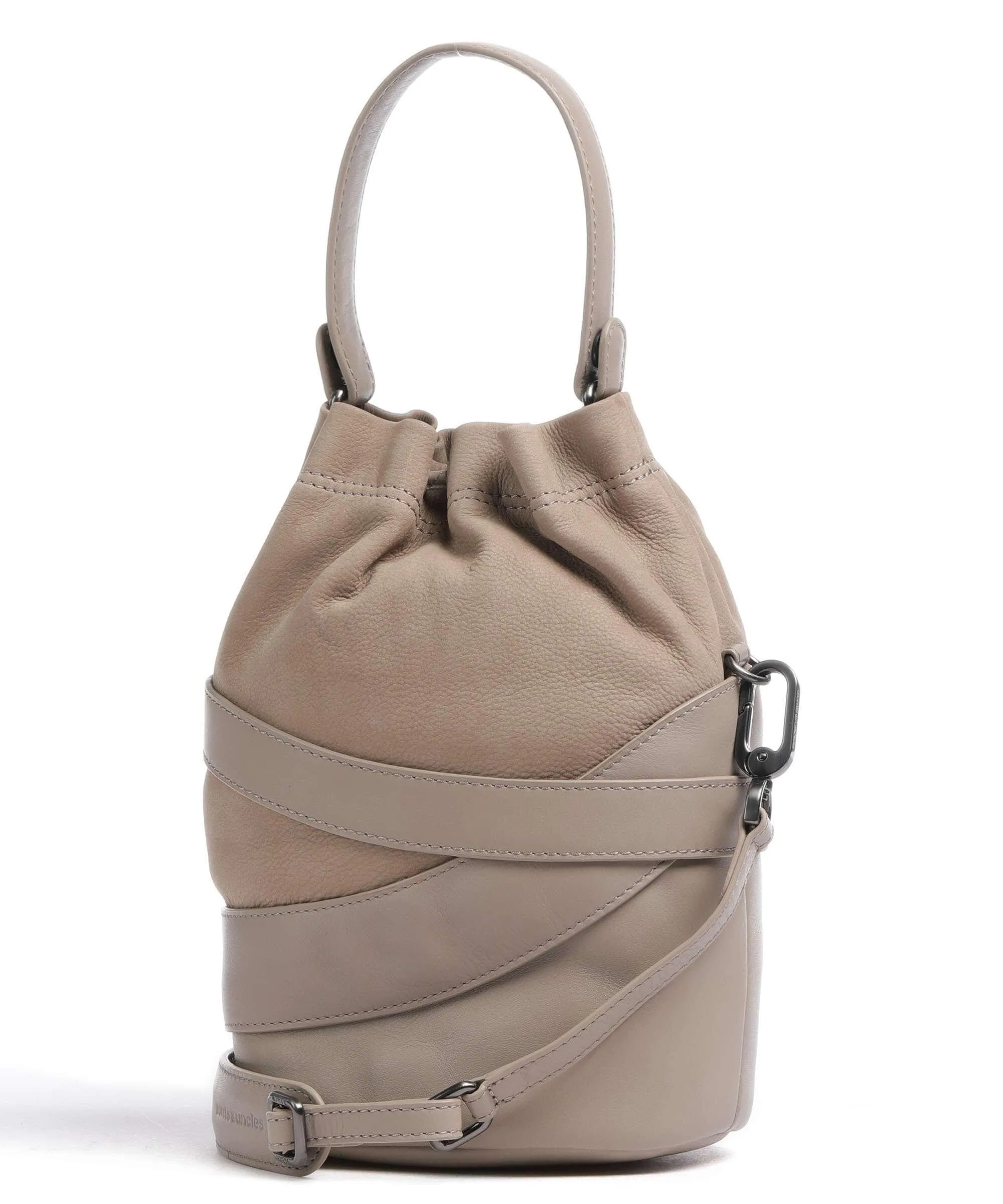  Aunts & Uncles Heavenly Meadow Bliss Borsa a secchiello pelle di vacchetta grana, pelle bovina ruvida beige  