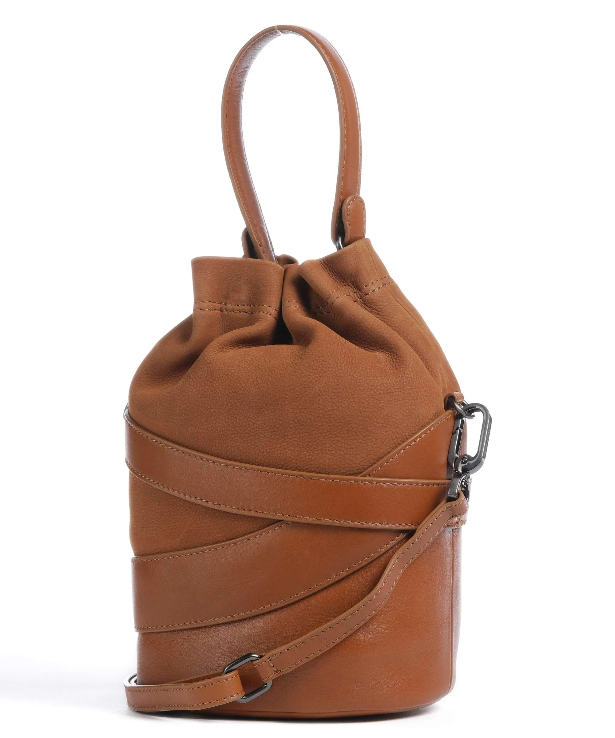  Aunts & Uncles Heavenly Meadow Bliss Borsa a secchiello pelle di vacchetta grana, pelle bovina ruvida marrone  