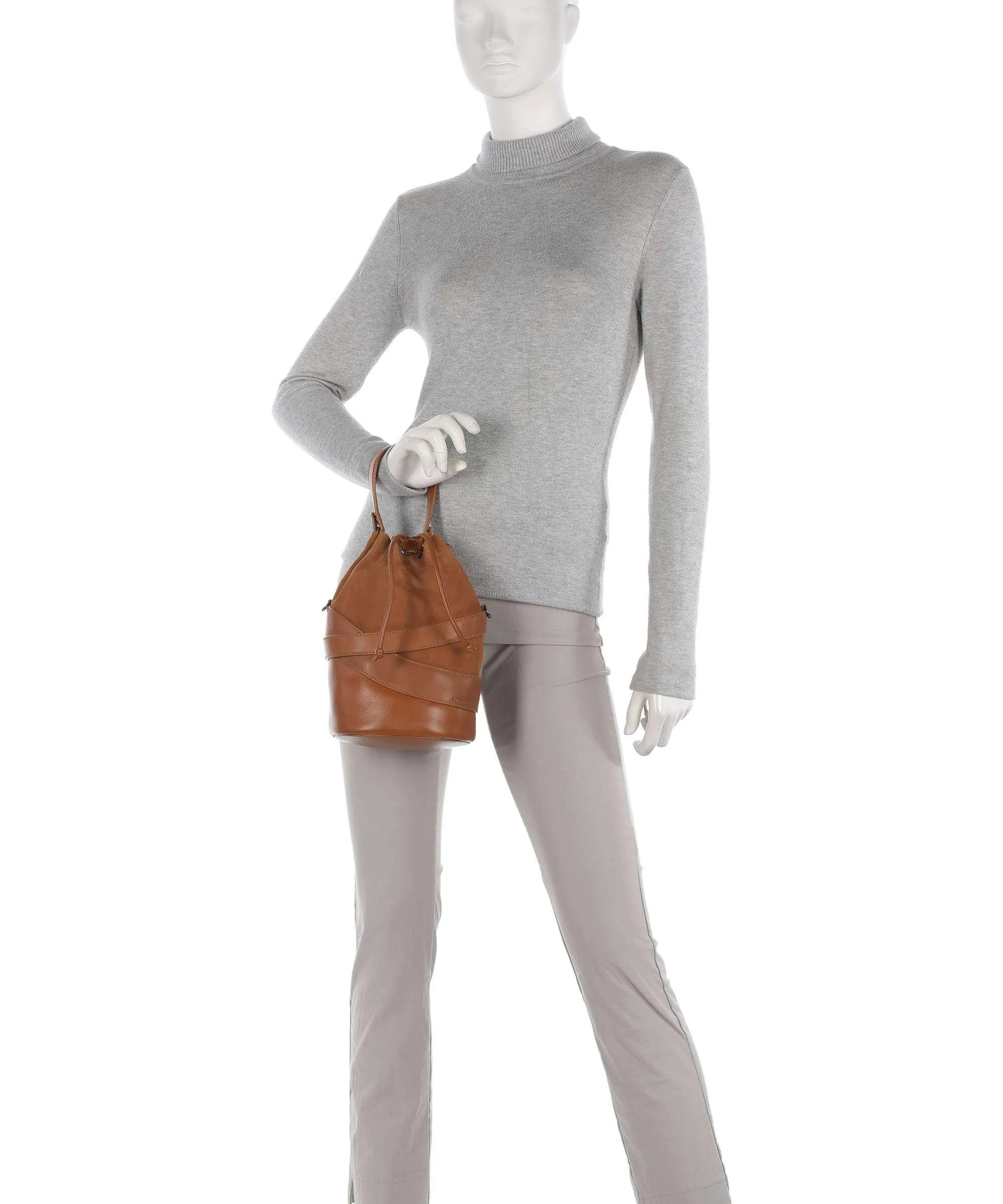  Aunts & Uncles Heavenly Meadow Bliss Borsa a secchiello pelle di vacchetta grana, pelle bovina ruvida marrone  