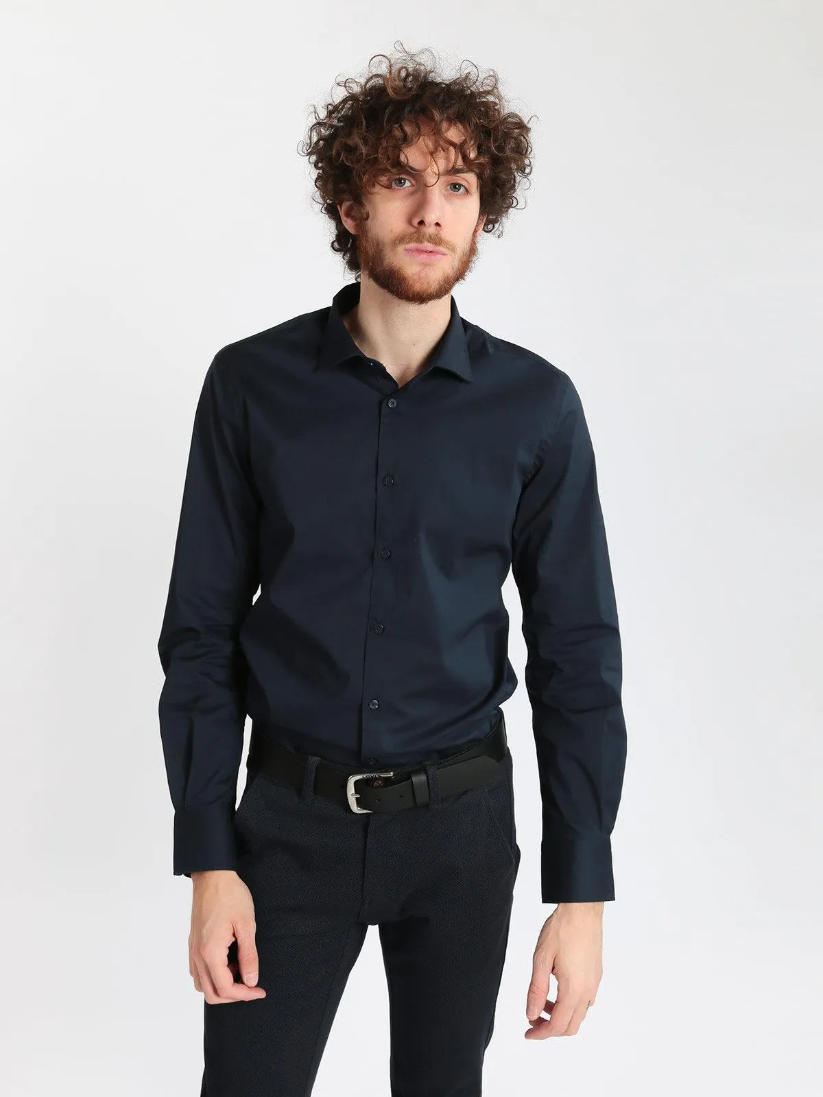 B-Style Chemise coupe classique en coton