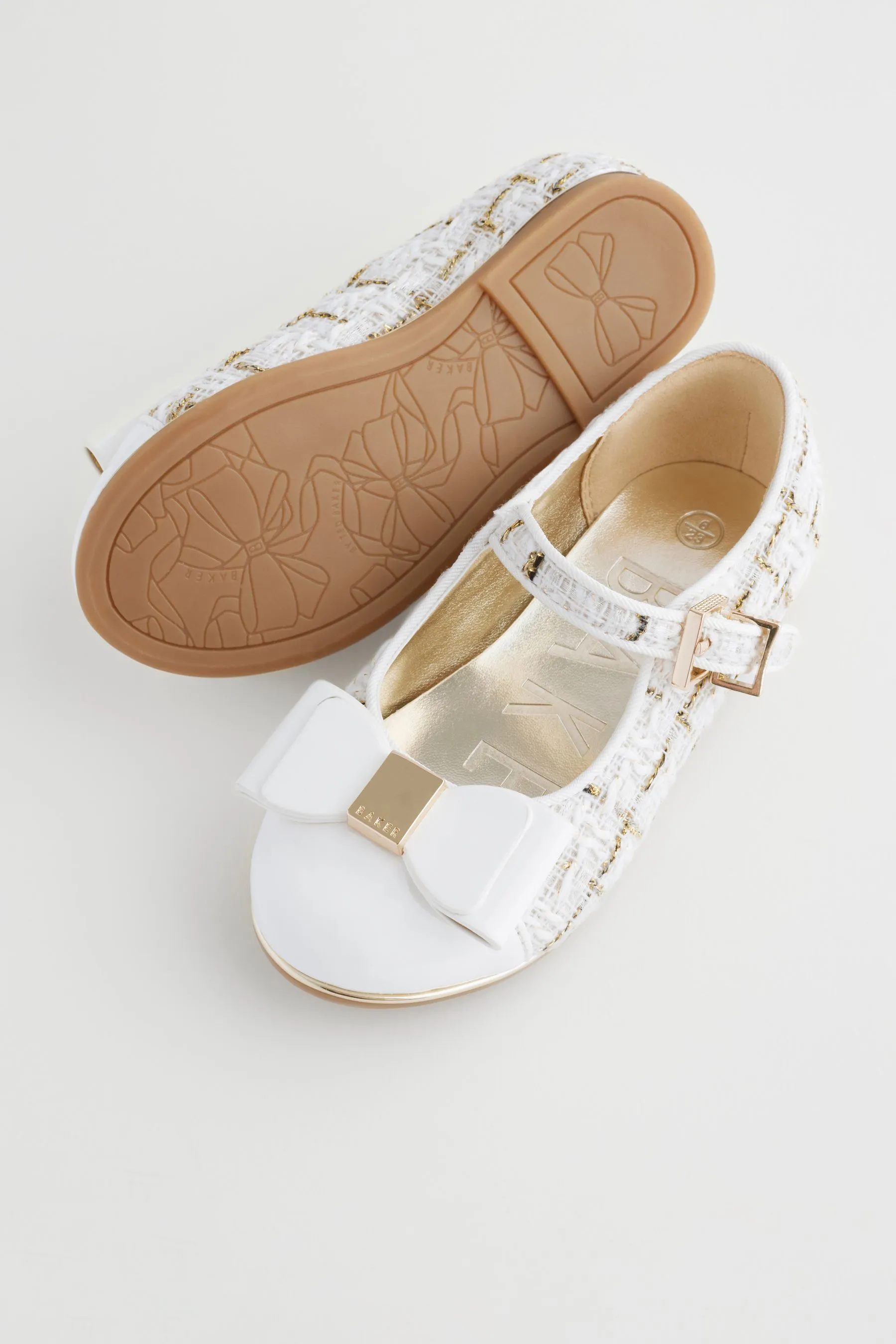 Baker by Ted Baker Ragazze Mary Jane Farfallino Occasioni Scarpe    