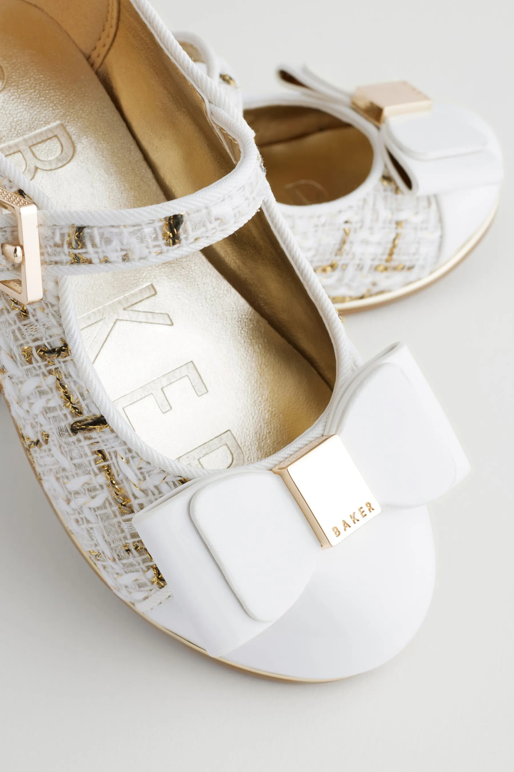 Baker by Ted Baker Ragazze Mary Jane Farfallino Occasioni Scarpe    
