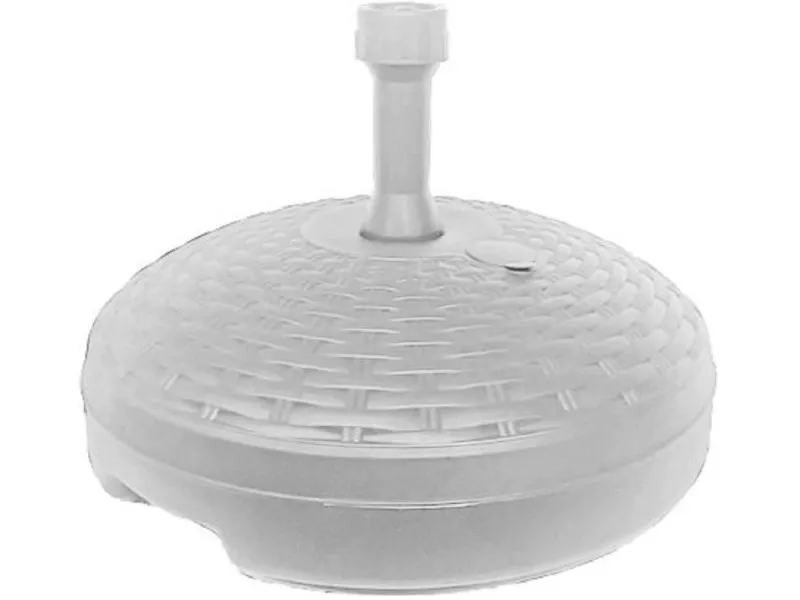 Base per ombrelloni tonda Ø 45 cm bianca