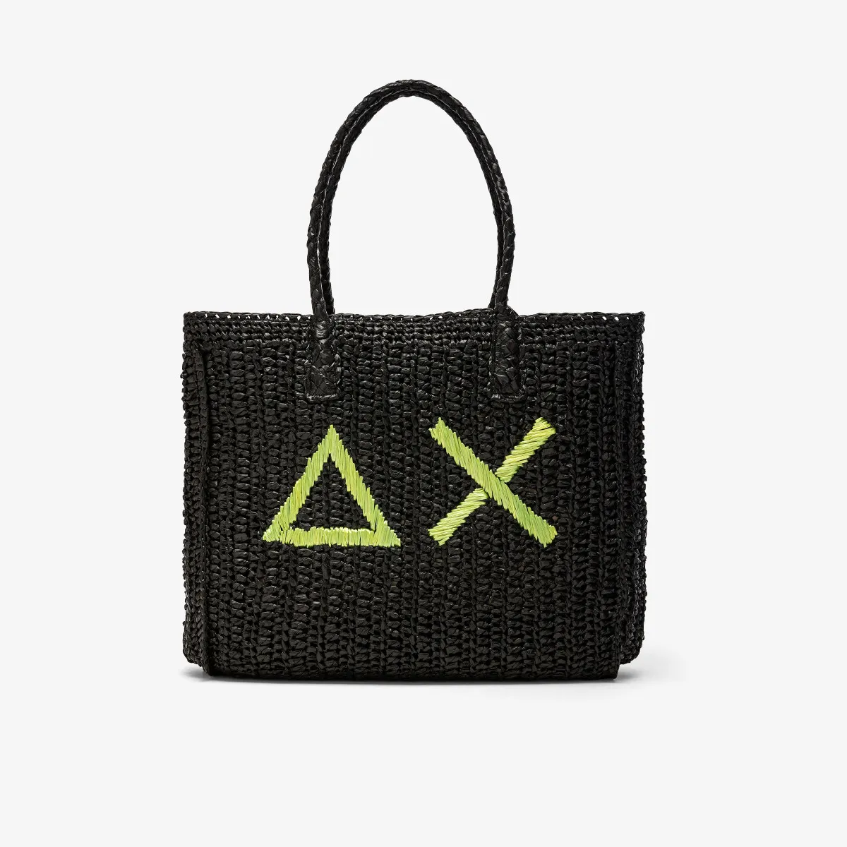 BEACH BIG BAG RAFIA NERO
