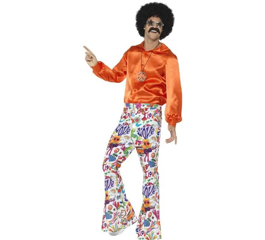 Bei pantaloni a campana a onde da uomo anni '60