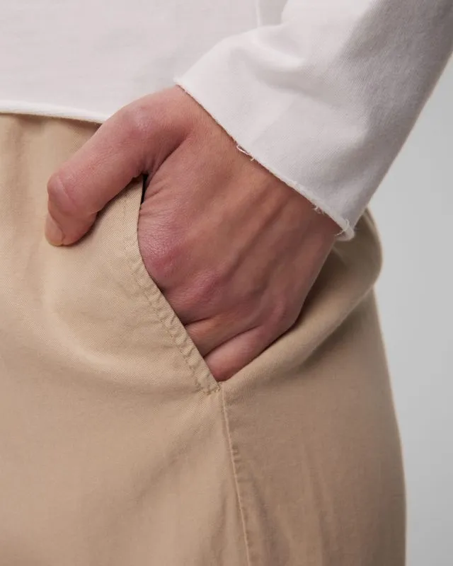 Beżowe spodnie jogger damskie Deha A00667-12111