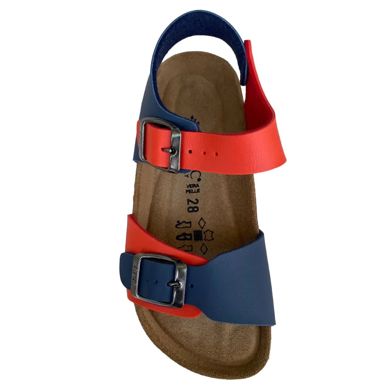 Biochic Sandalo Bambino BC55153BR bipel rosso