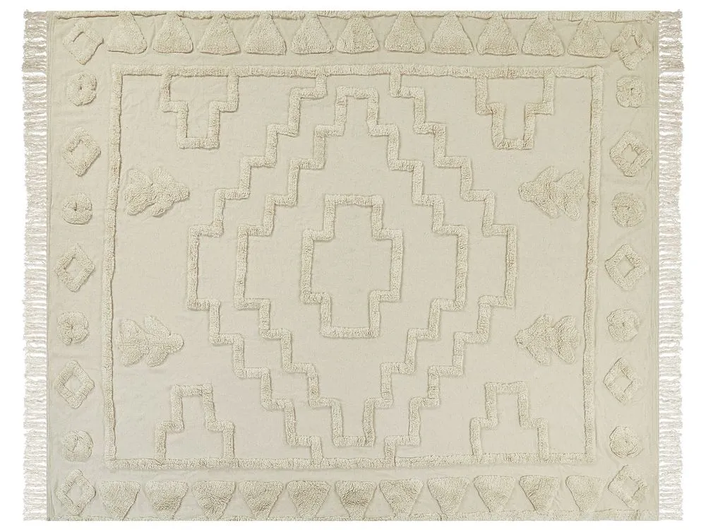 Blanket CHACK Cotton 200 x 220 cm Beige
