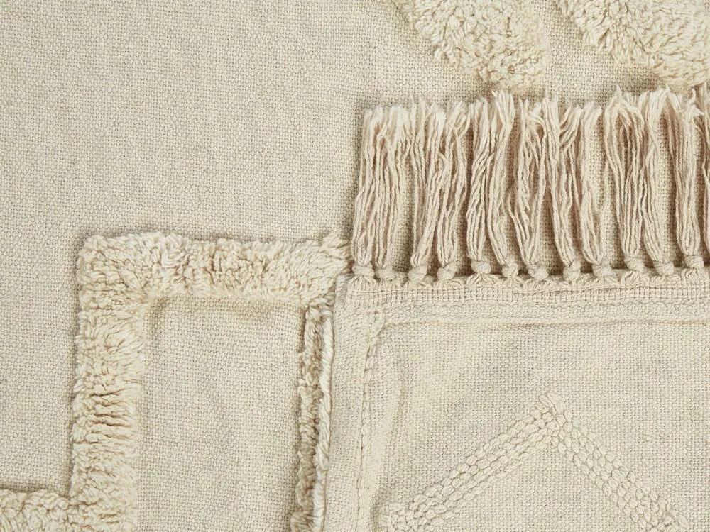 Blanket CHACK Cotton 200 x 220 cm Beige