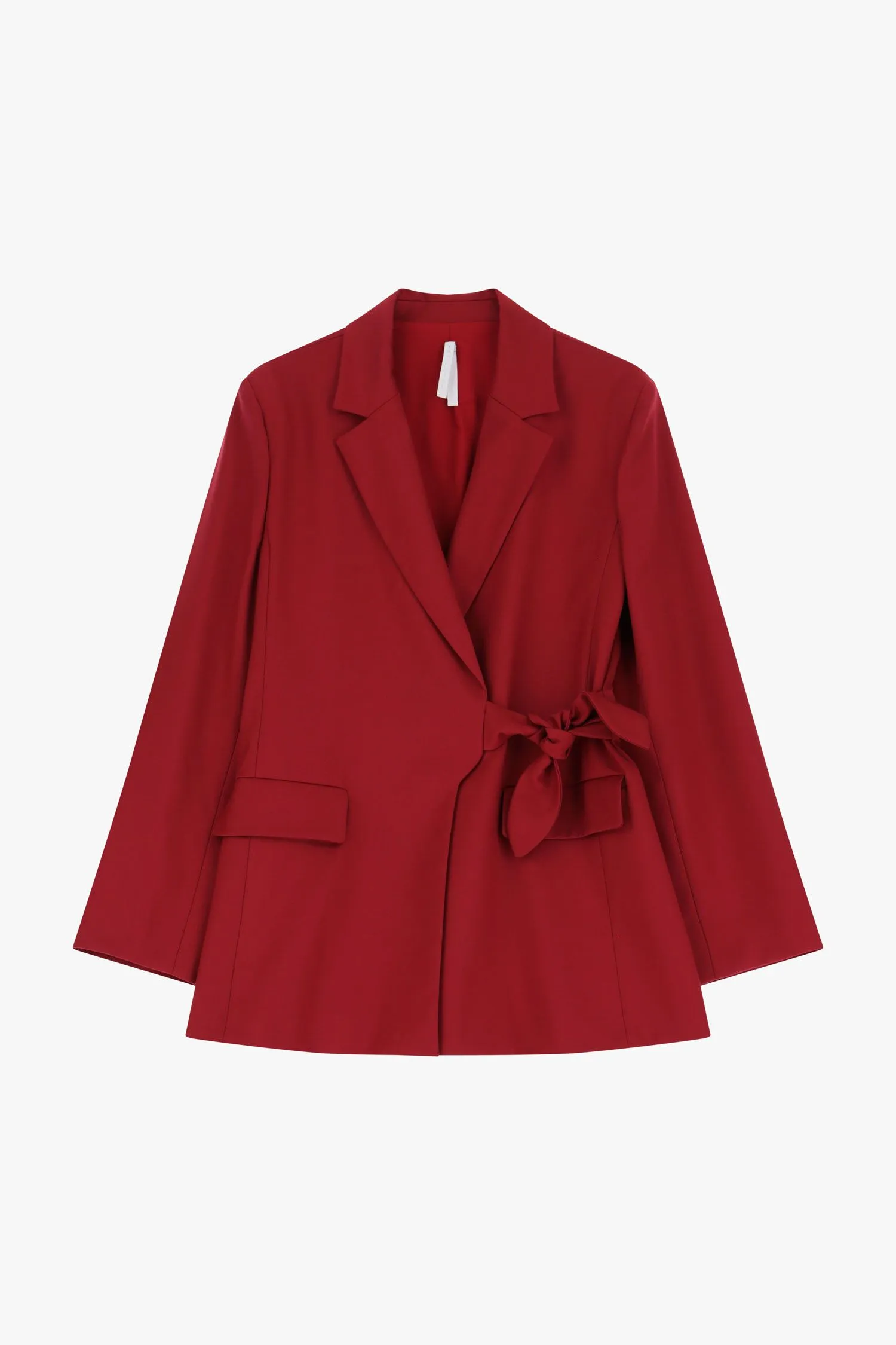   Blazer con fusciacca e tasche frontali     