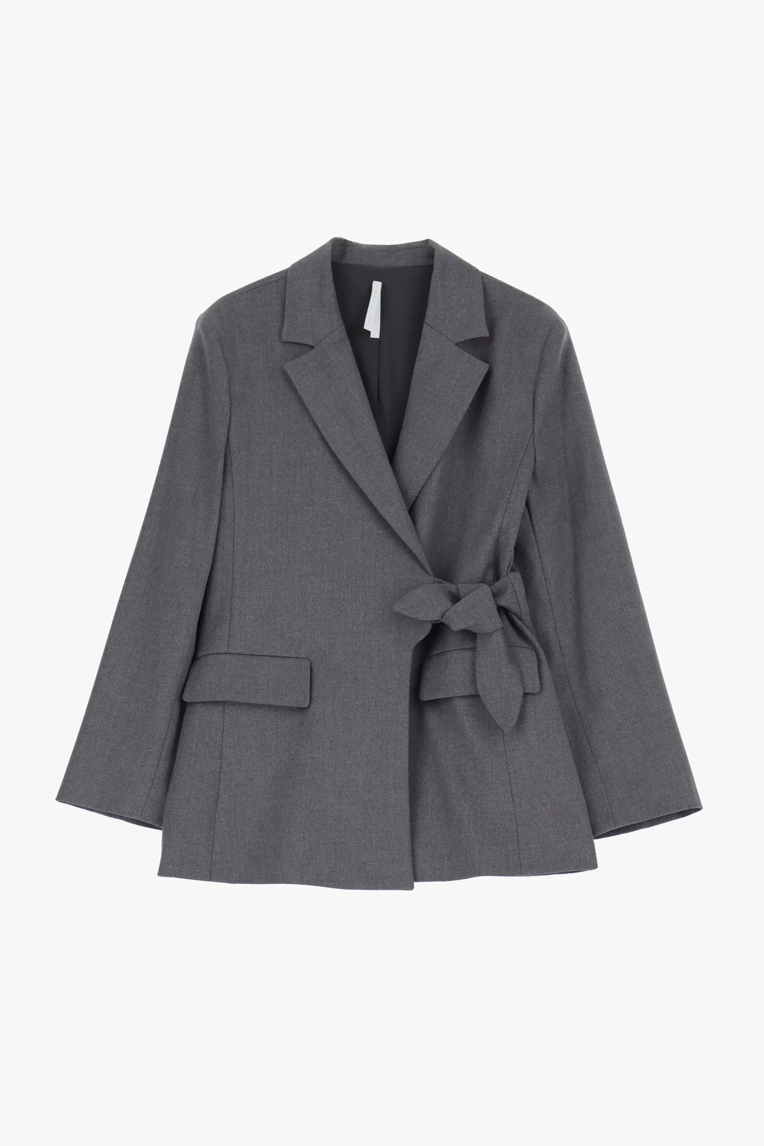   Blazer con fusciacca e tasche frontali     