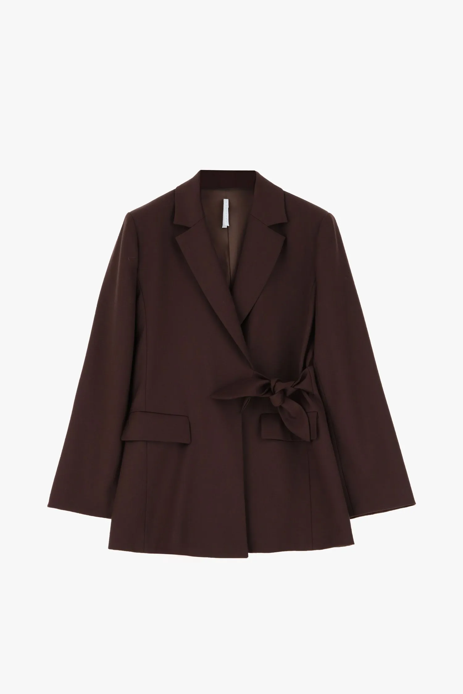   Blazer con fusciacca e tasche frontali     