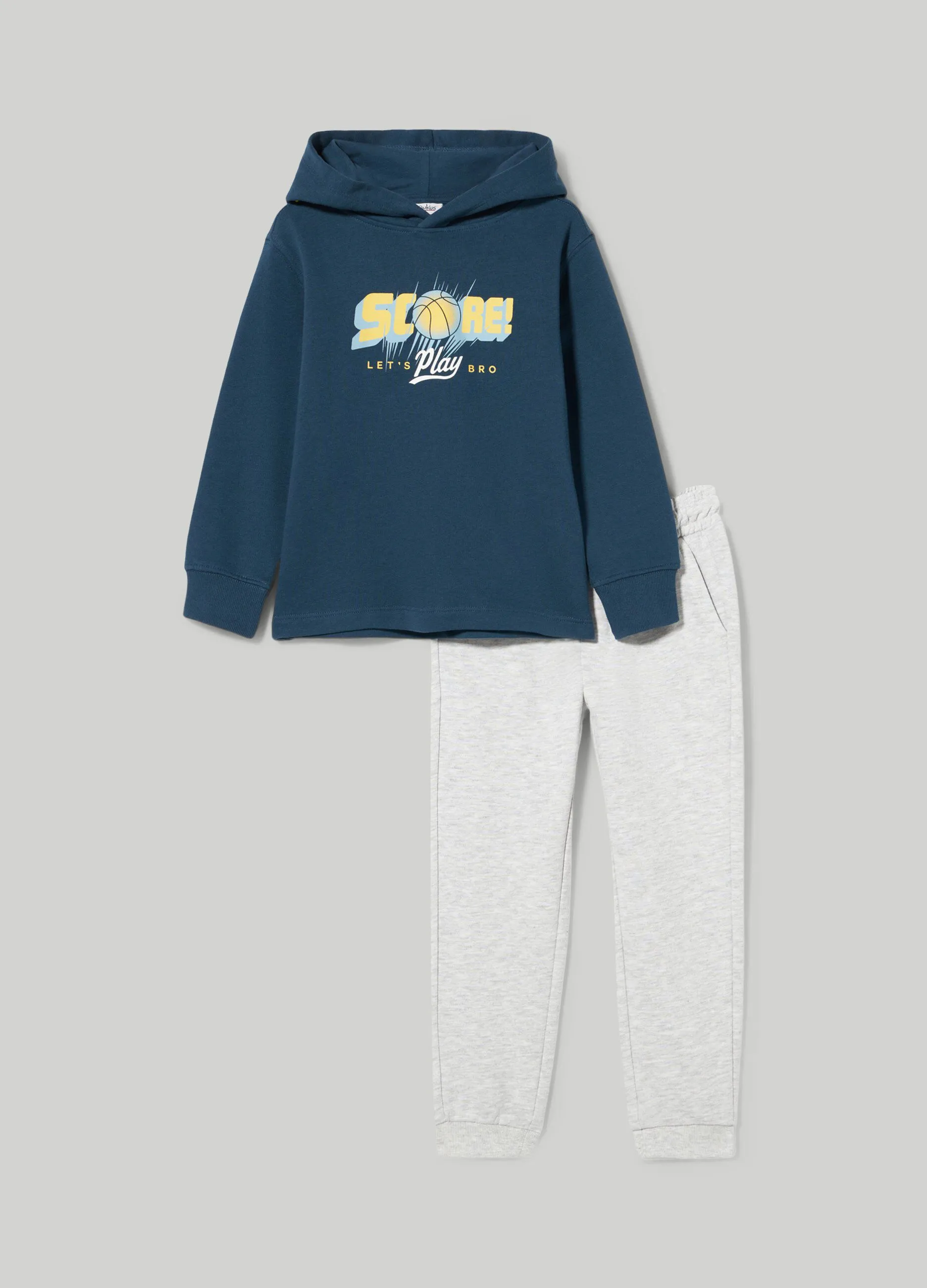 BLUKIDS  Jogging set in felpa bambino