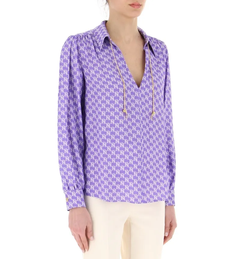 Blusa scollo V