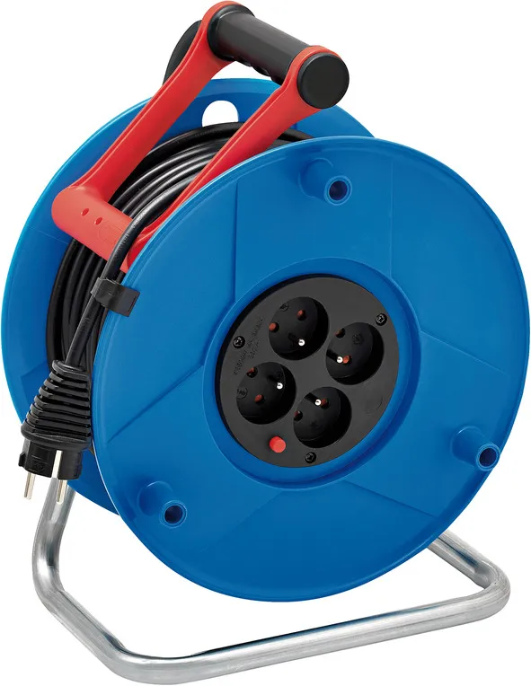 Bobina di prolunga brennenstuhl 50m, 4 prese, spina tipo E - FR, 230 V