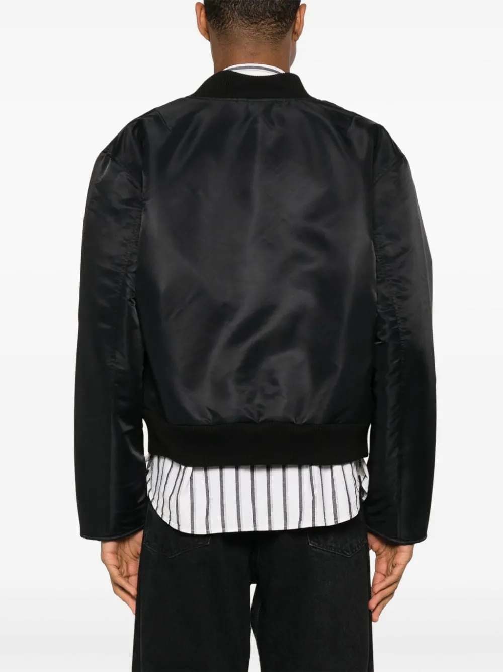 Bomber imbottito in nero di Sunflower- uomo