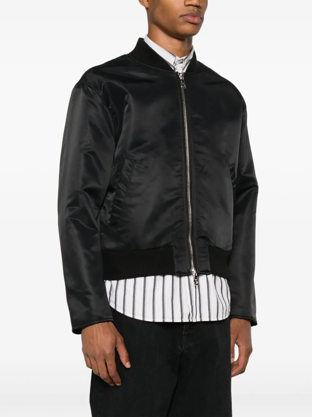 Bomber imbottito in nero di Sunflower- uomo