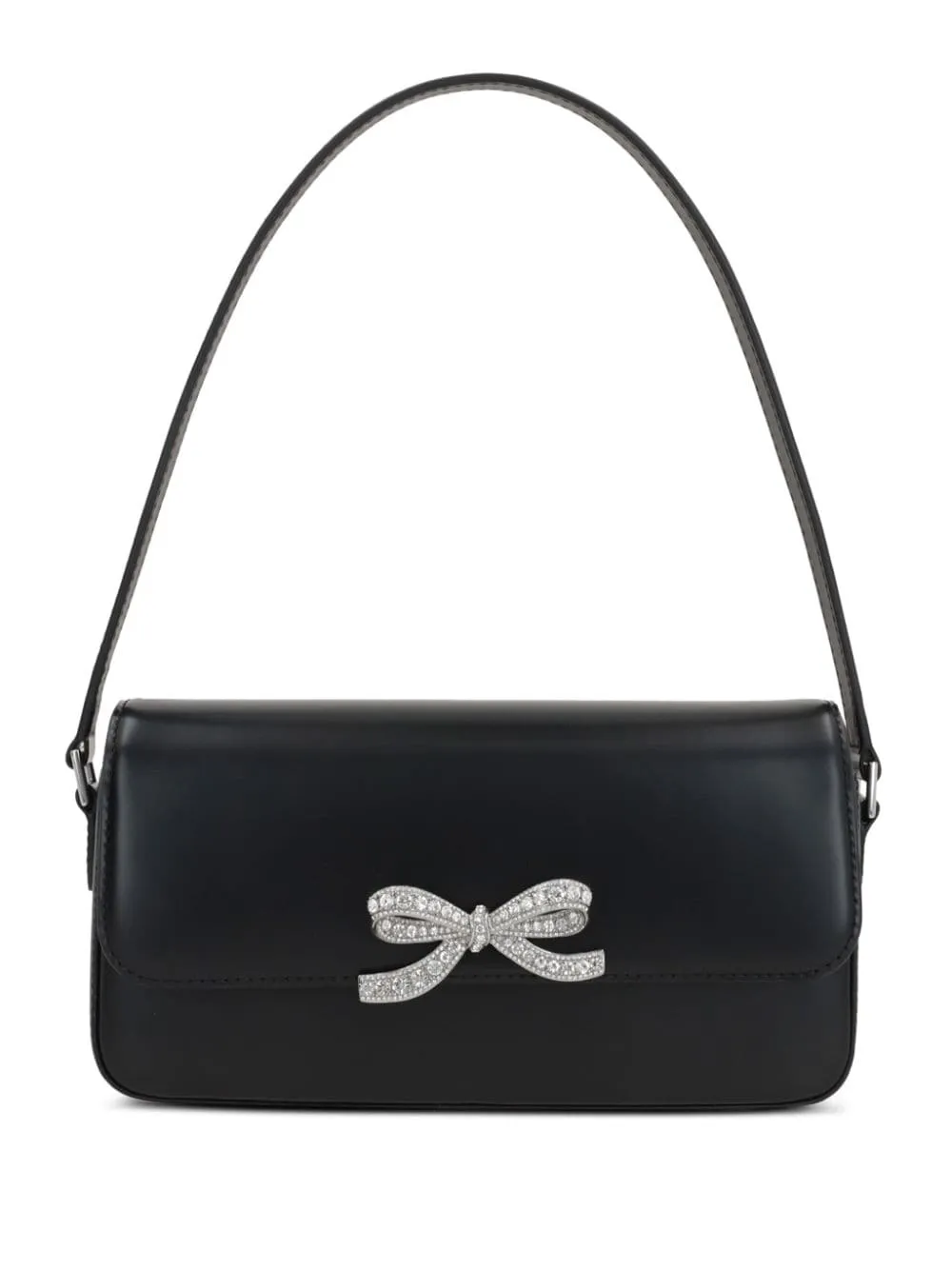 Borsa a mano con fiocco in nero Self-Portrait - donna