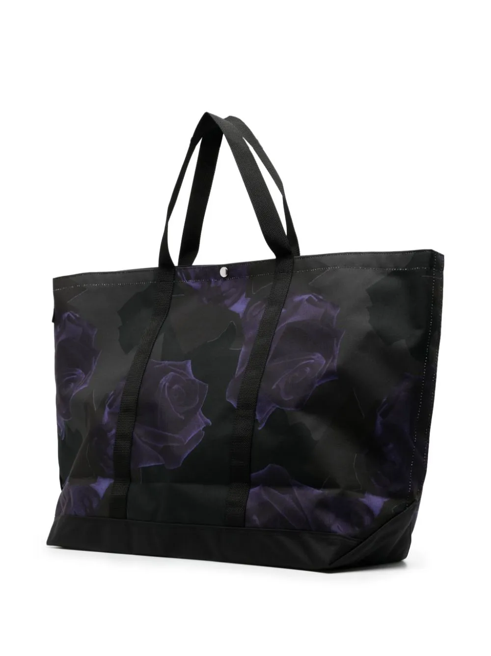 Borsa a mano con stampa in nero - uomo