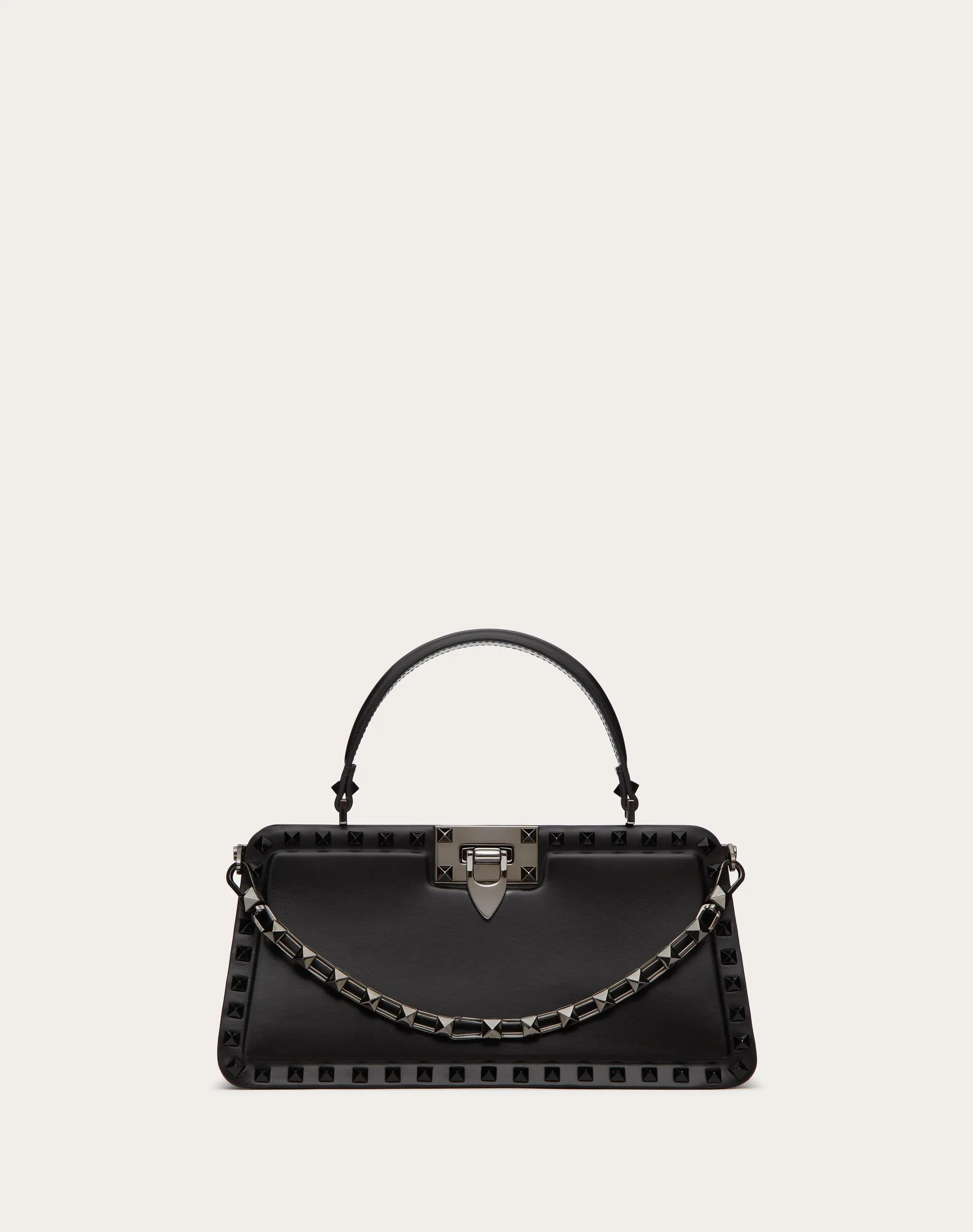 BORSA A MANO ROCKSTUD IN VITELLO