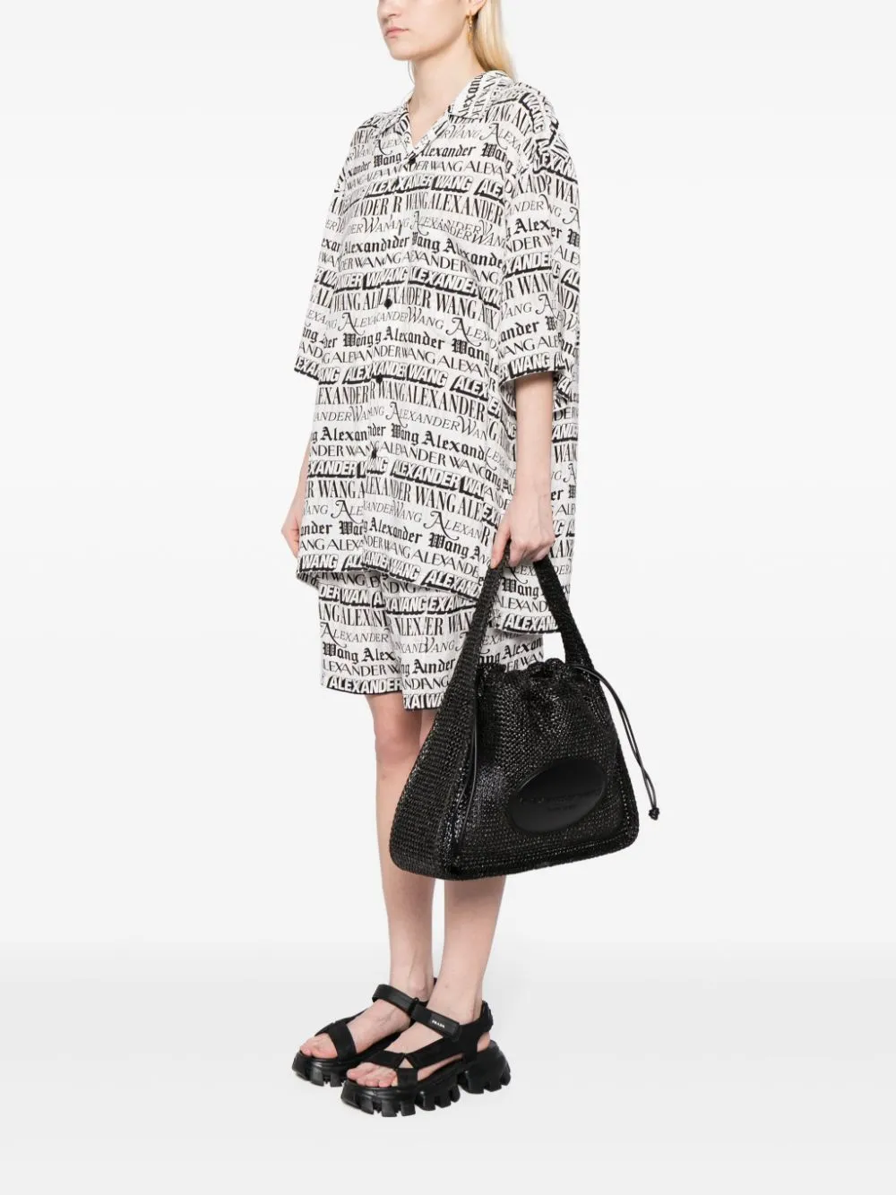 Borsa a mano ryan in nero - donna
