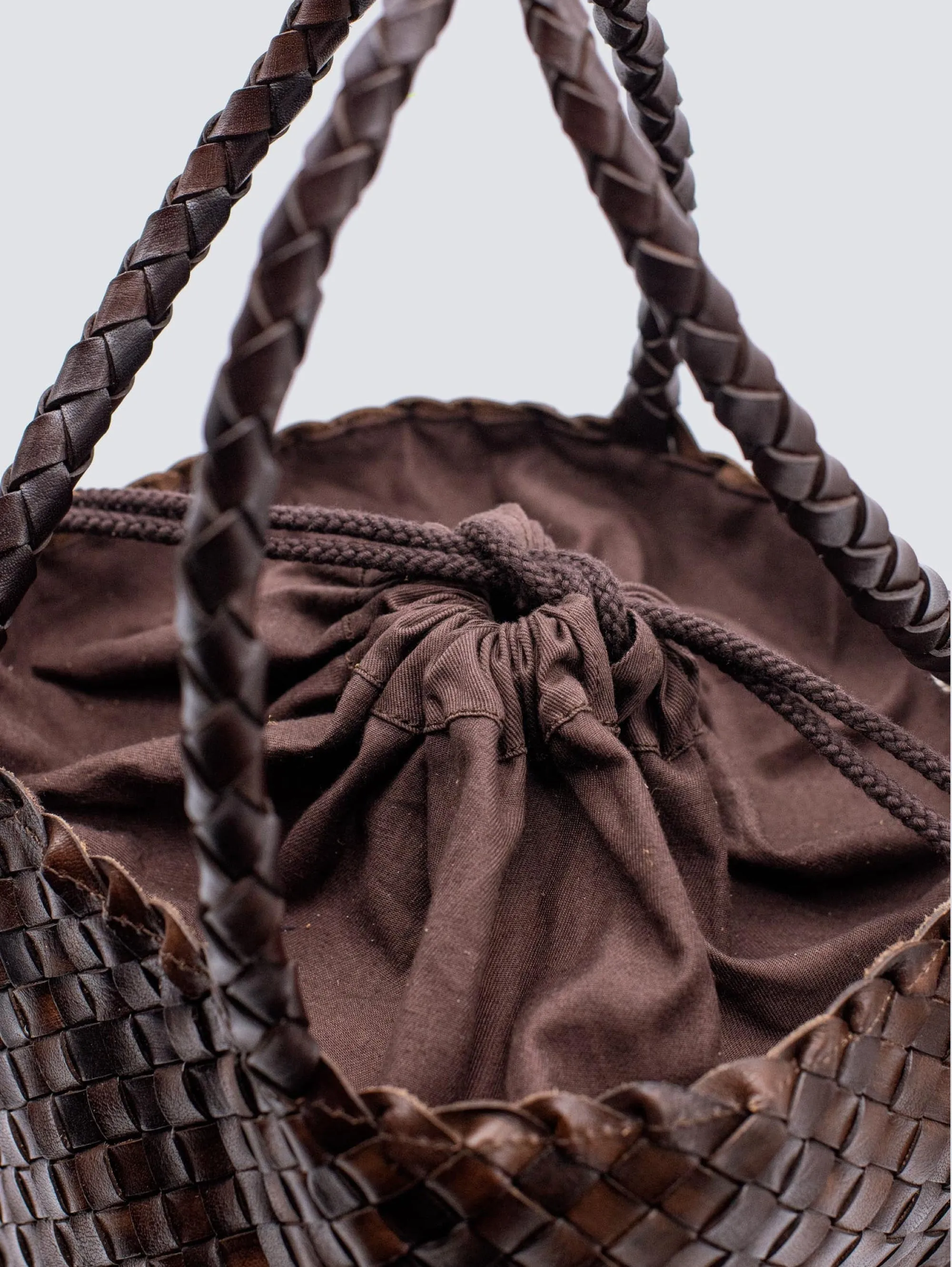 Borsa a Secchiello Jacky Bucket Marrone